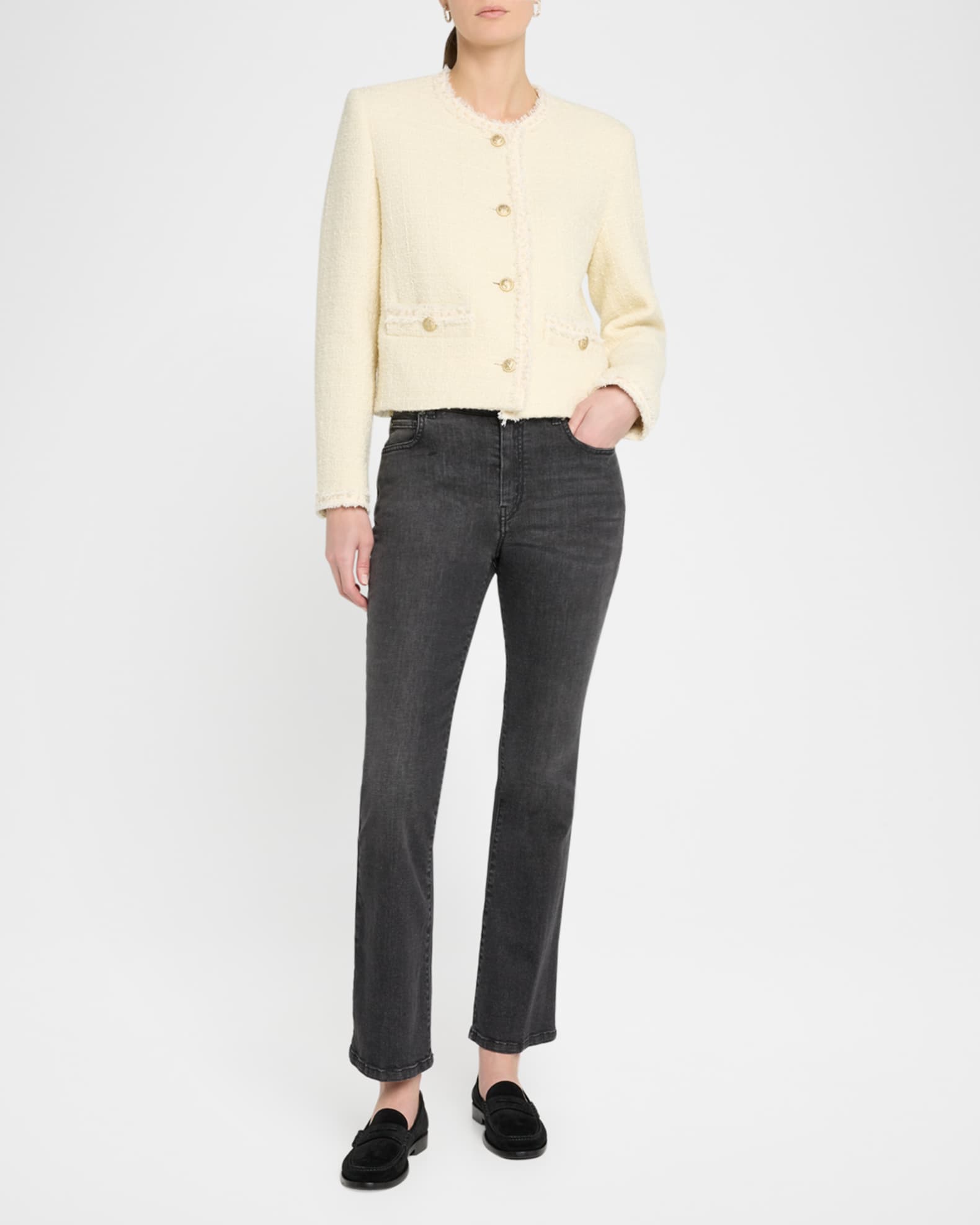 ジャケット Weekend Max Mara Balia Jacket Wool-blend jacket, ecru | 