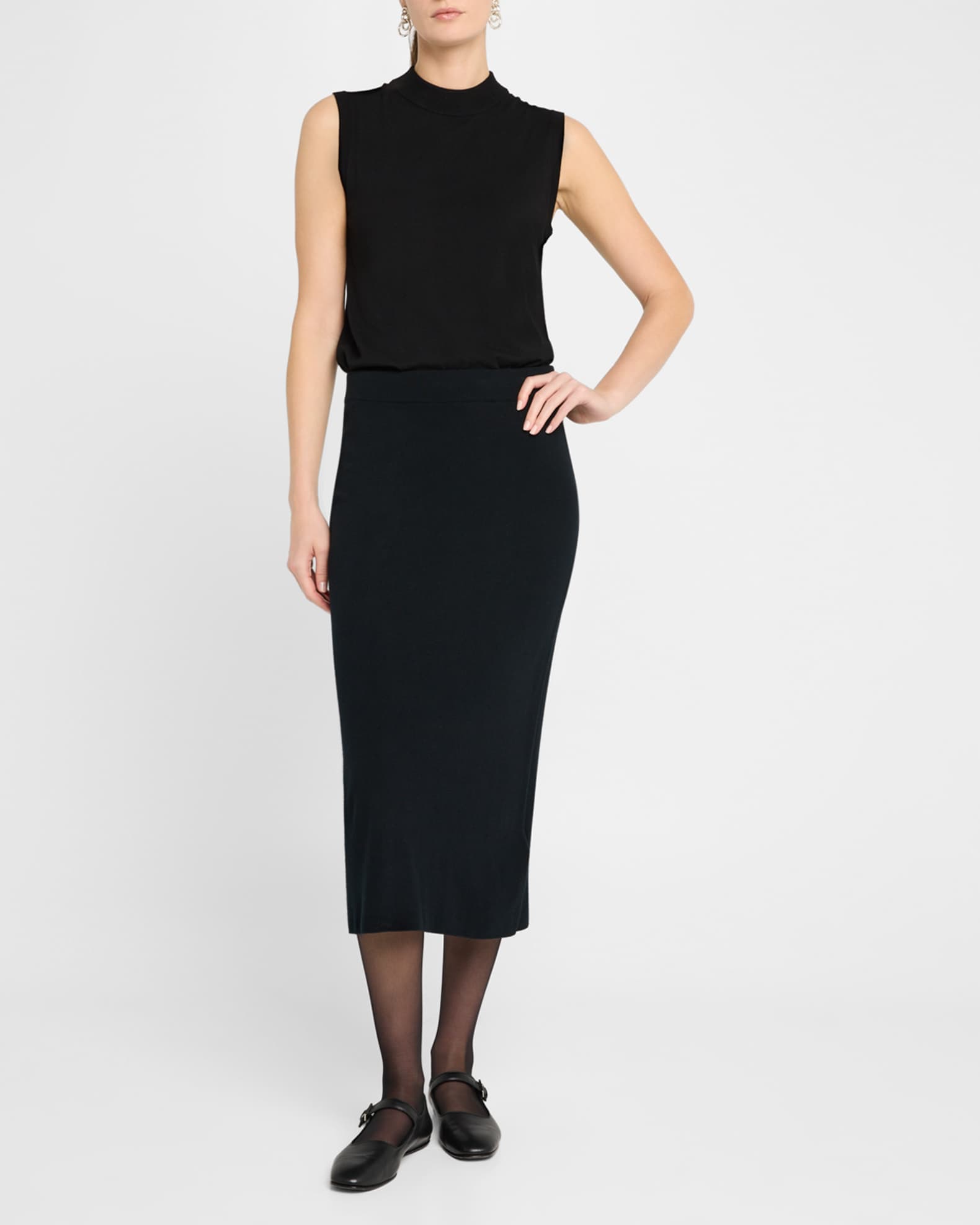 Lena Pencil Midi Skirt 1