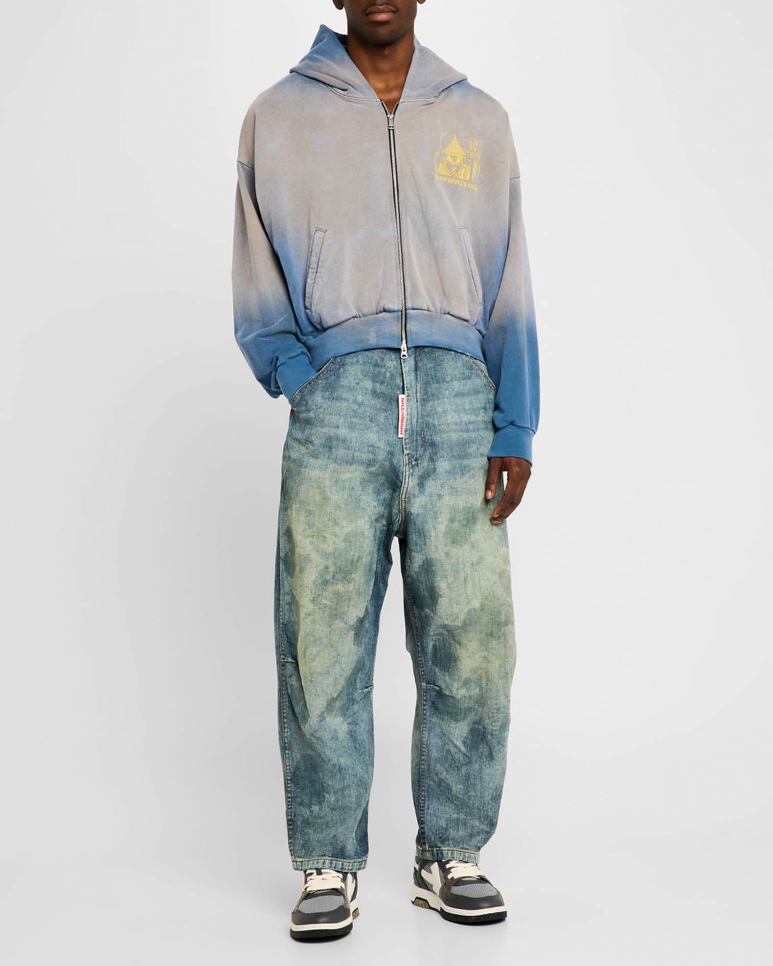 RIVINGTON roi Rebis Men's Noahs Zip Hoodie | Neiman Marcus