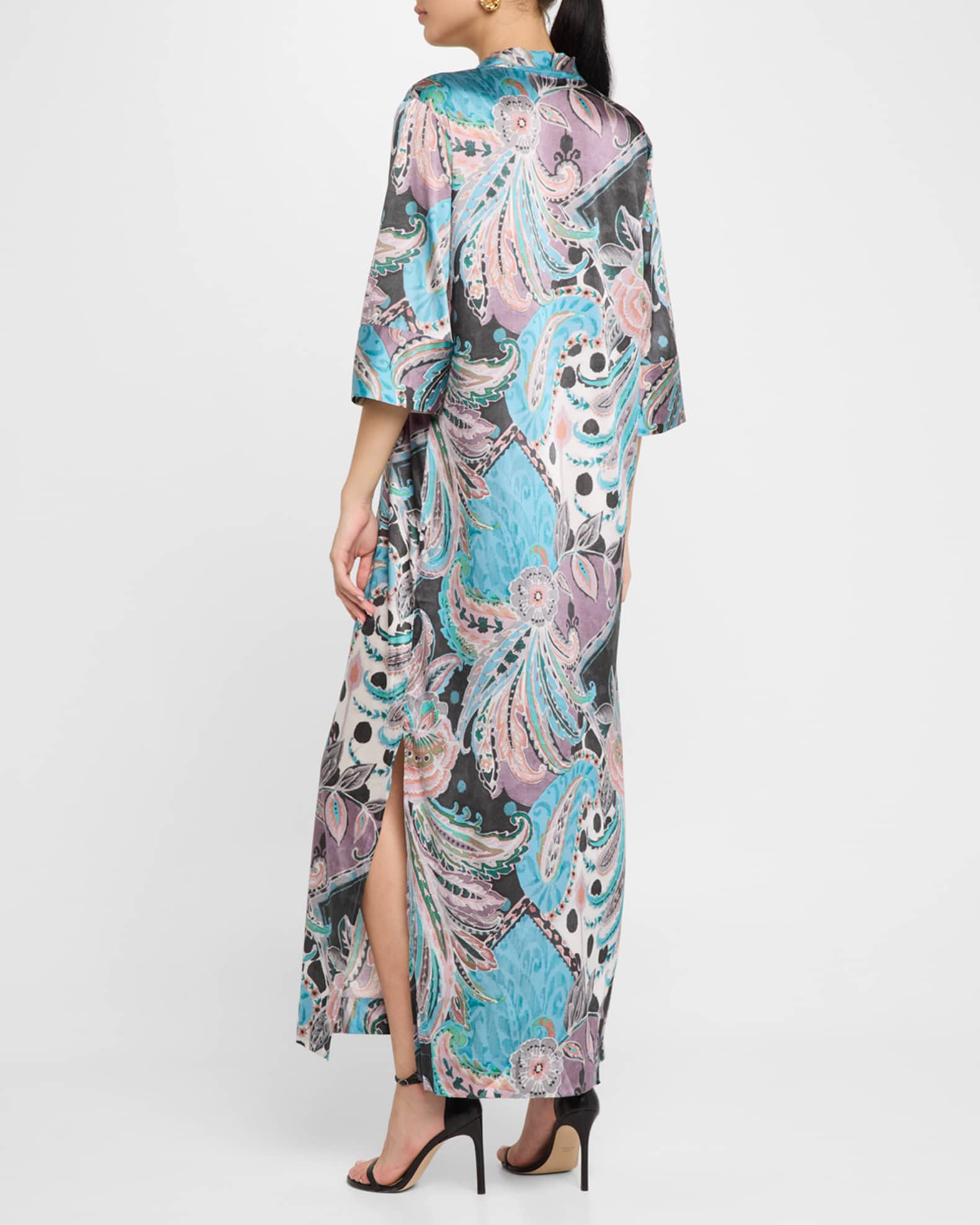 Dea Kudibal 1750724 Vitahdea Black Silk Wrap Dress