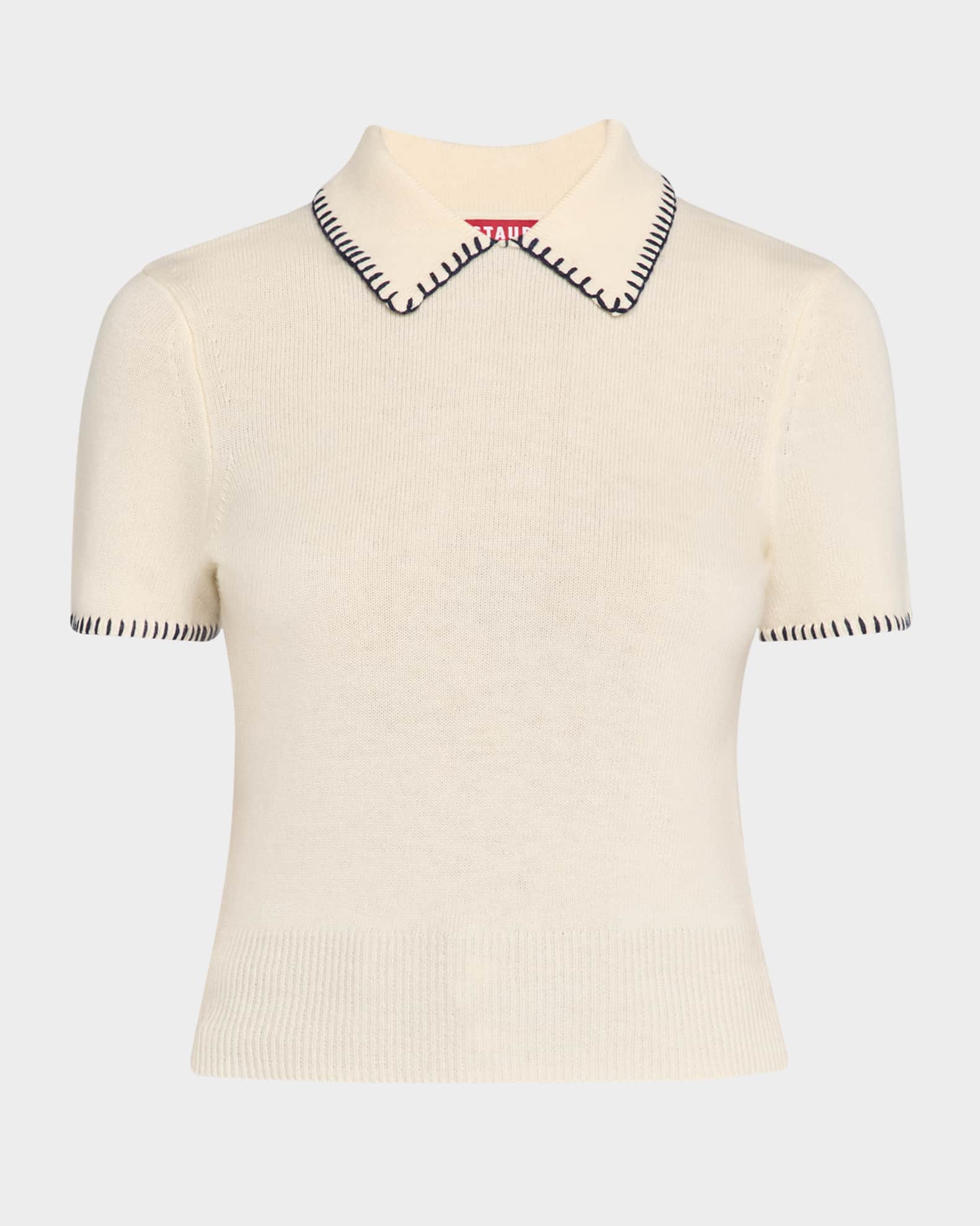 Windsor Wool-Blend Whipstitch Top 0