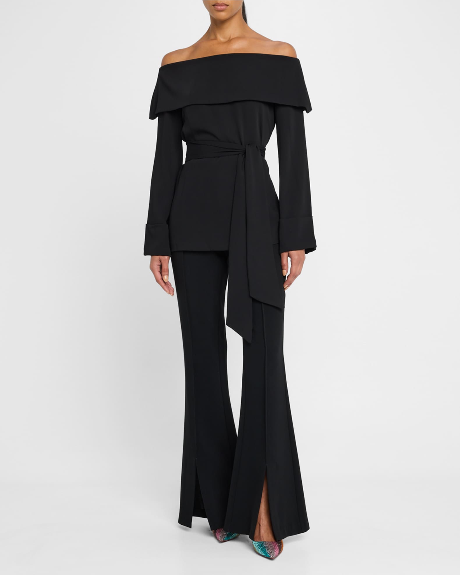Lyndi Off-Shoulder Foldover Top 1