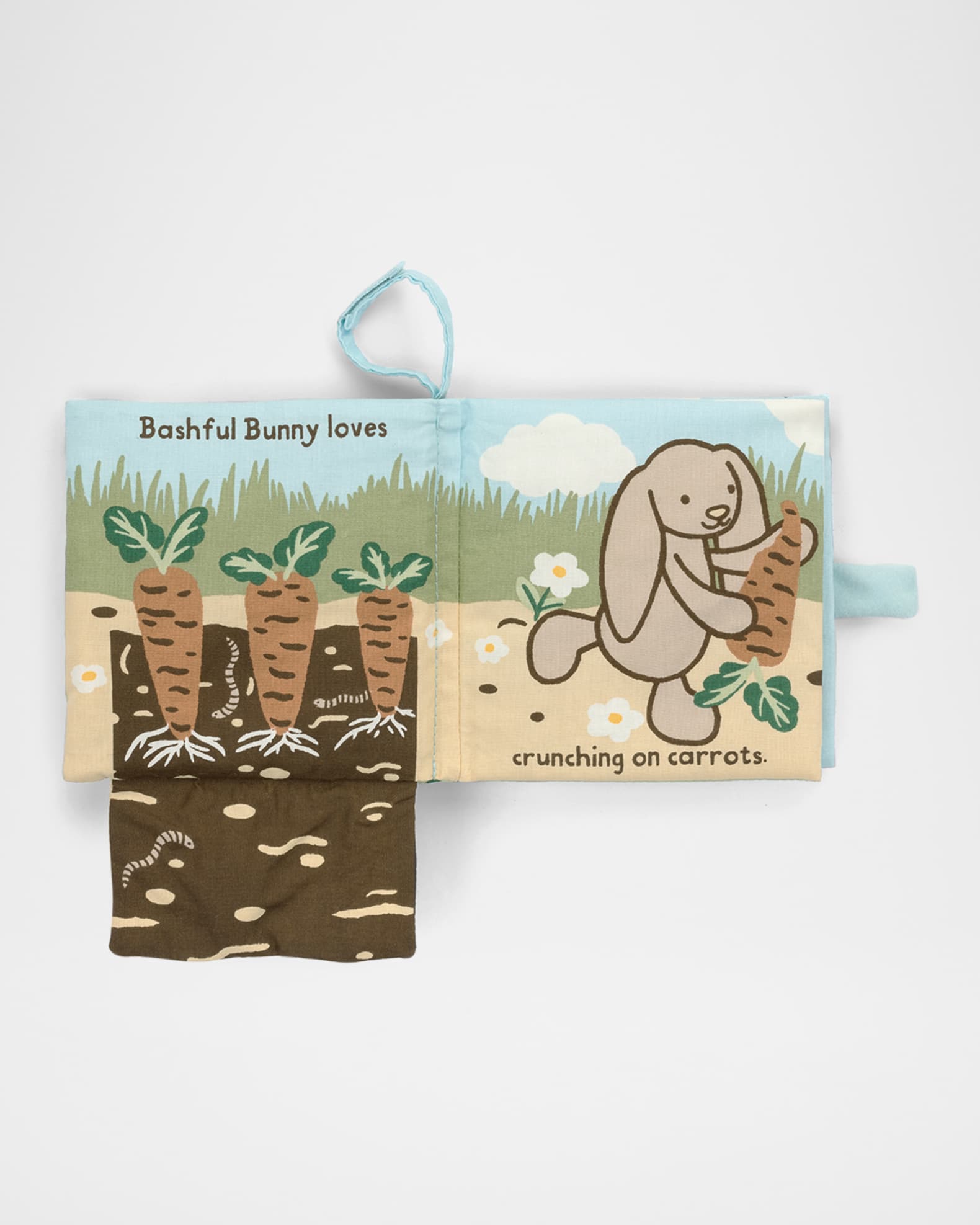 Jellycat Bashful Bunny Loves You Fabric Crinkle Book Neiman Marcus