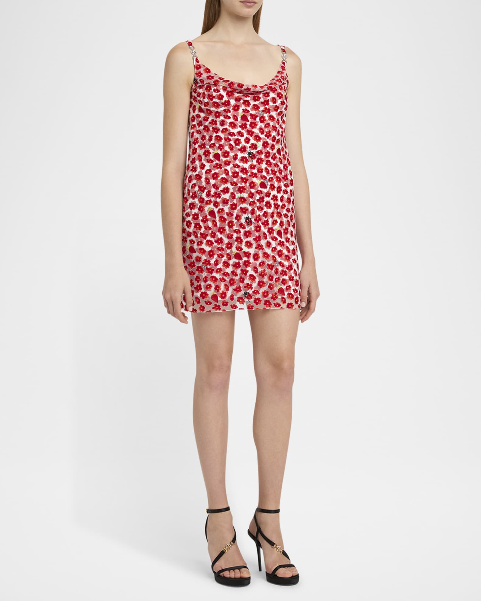 Strawberry Garden Devore Jersey Mini Dress 1