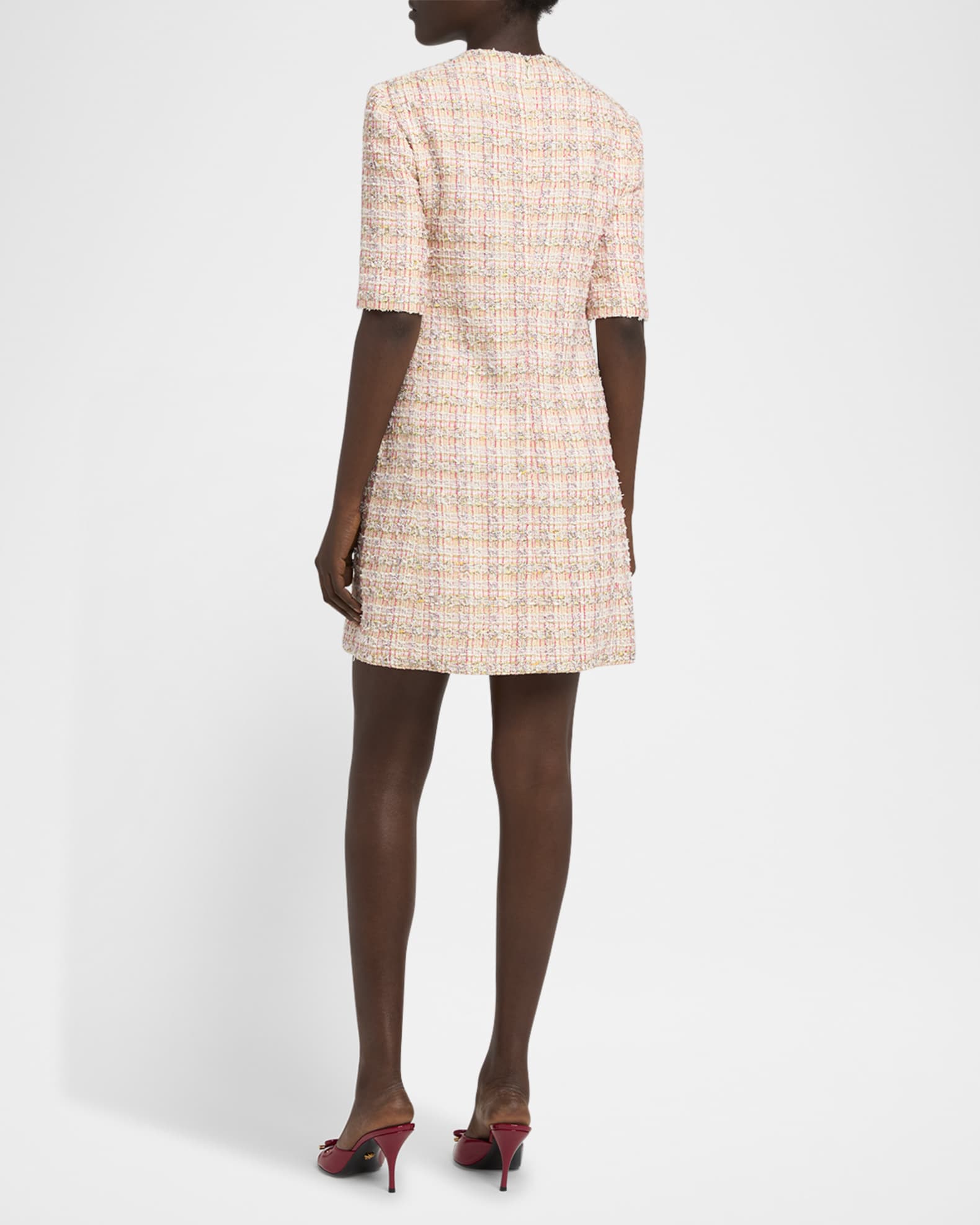 Chanel tweed mini dress store