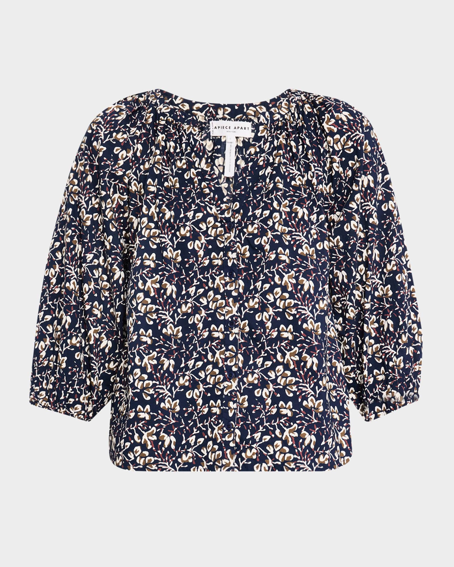 Mitte Floral-Print Organic Cotton Top 0