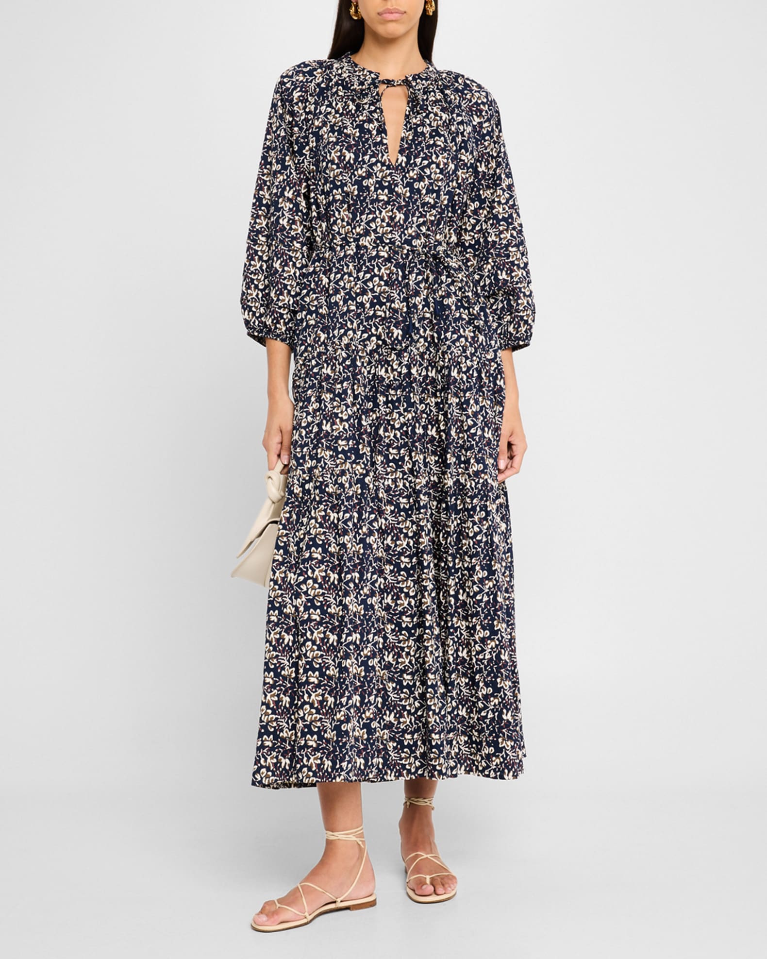 Luminile Tiered Floral-Print Maxi Dress 1