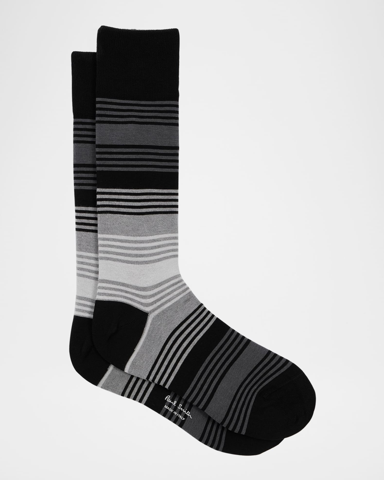 Men's Isodore Cotton Stretch Stripe Crew Socks 0