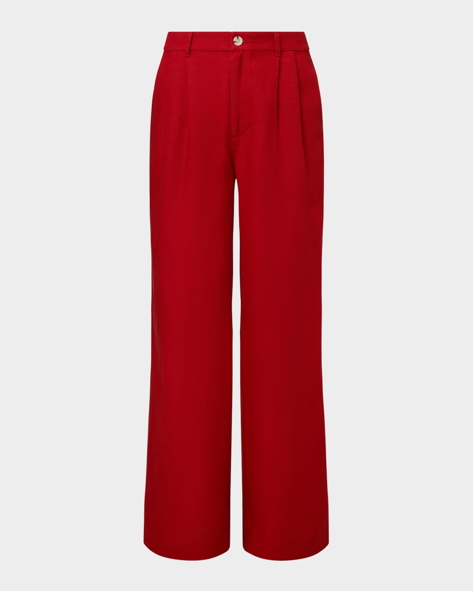 Air Linen Pleated Trousers 0