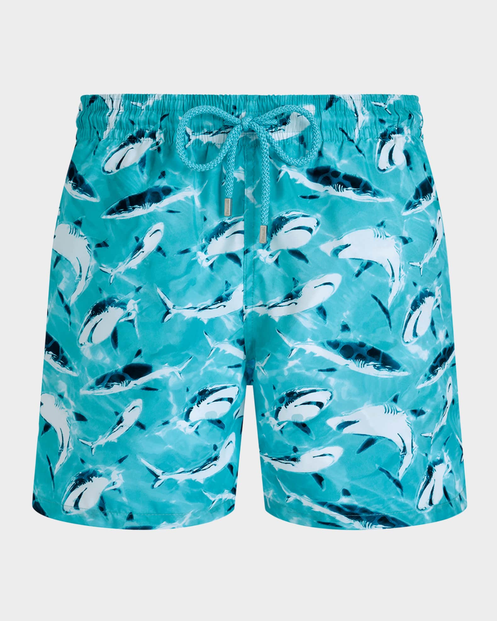 Men's Requins Shark-Print Swim Shorts 0