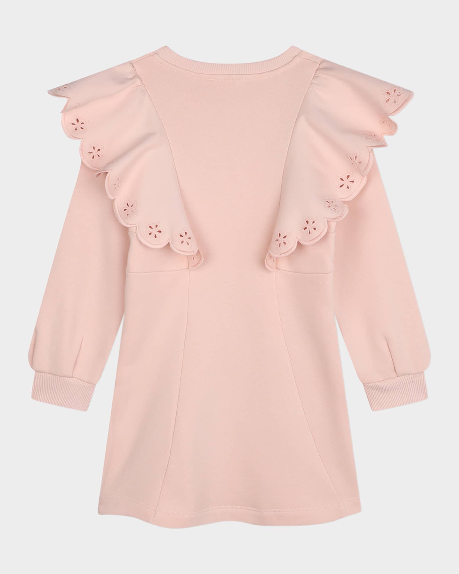 Girl's Scalloped Embroidered Dress 1