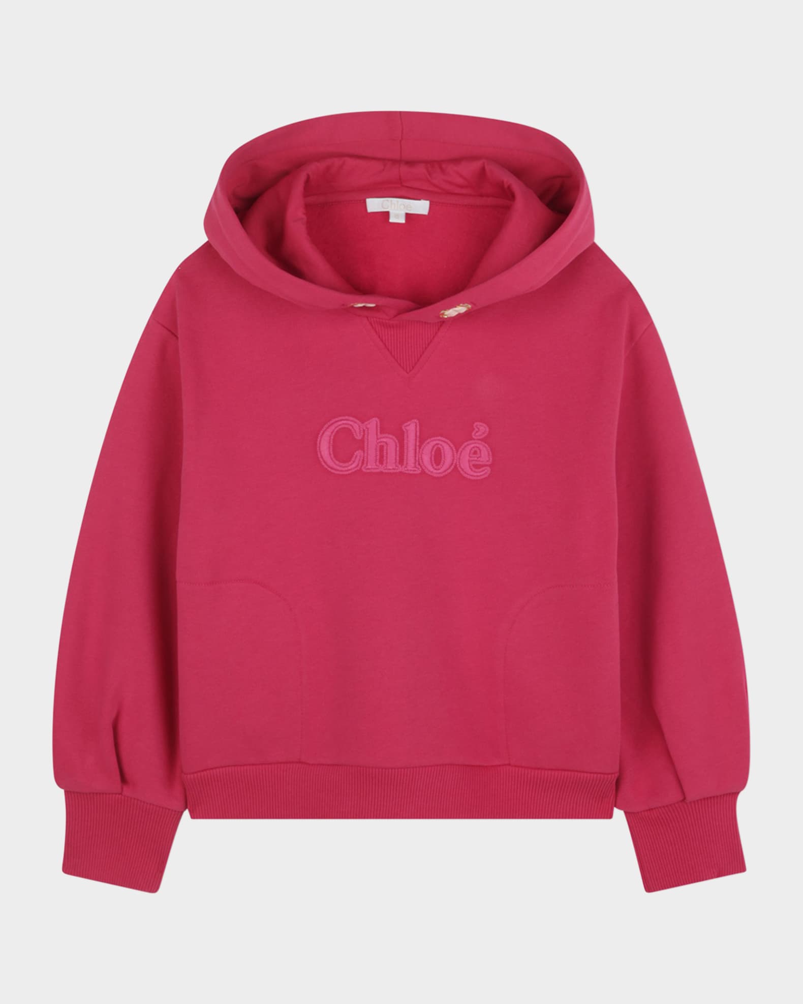 Girl's Hoodie W/ Embroidered Logo, Size 4-5 0