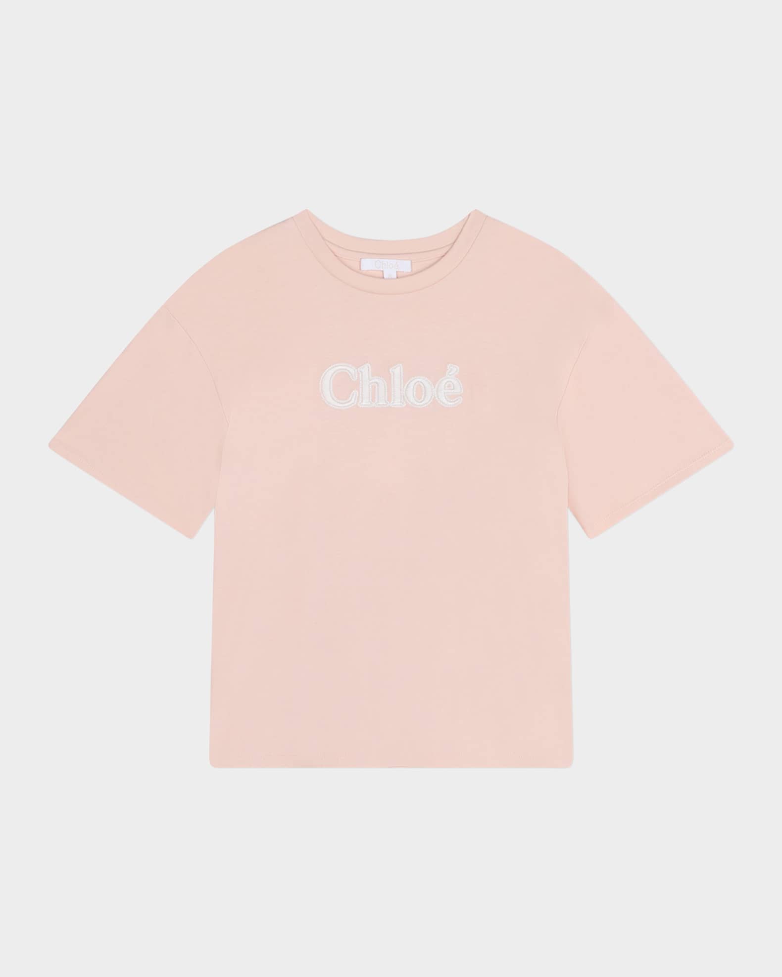 Girl's Embroidered Logo-Print T-Shirt, Size 4-5 0