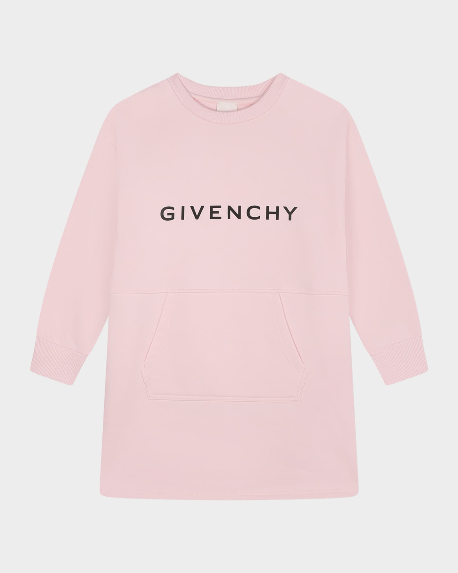 Girl's Logo-Print Fleece Hoodie Dress, Size 4-5 0