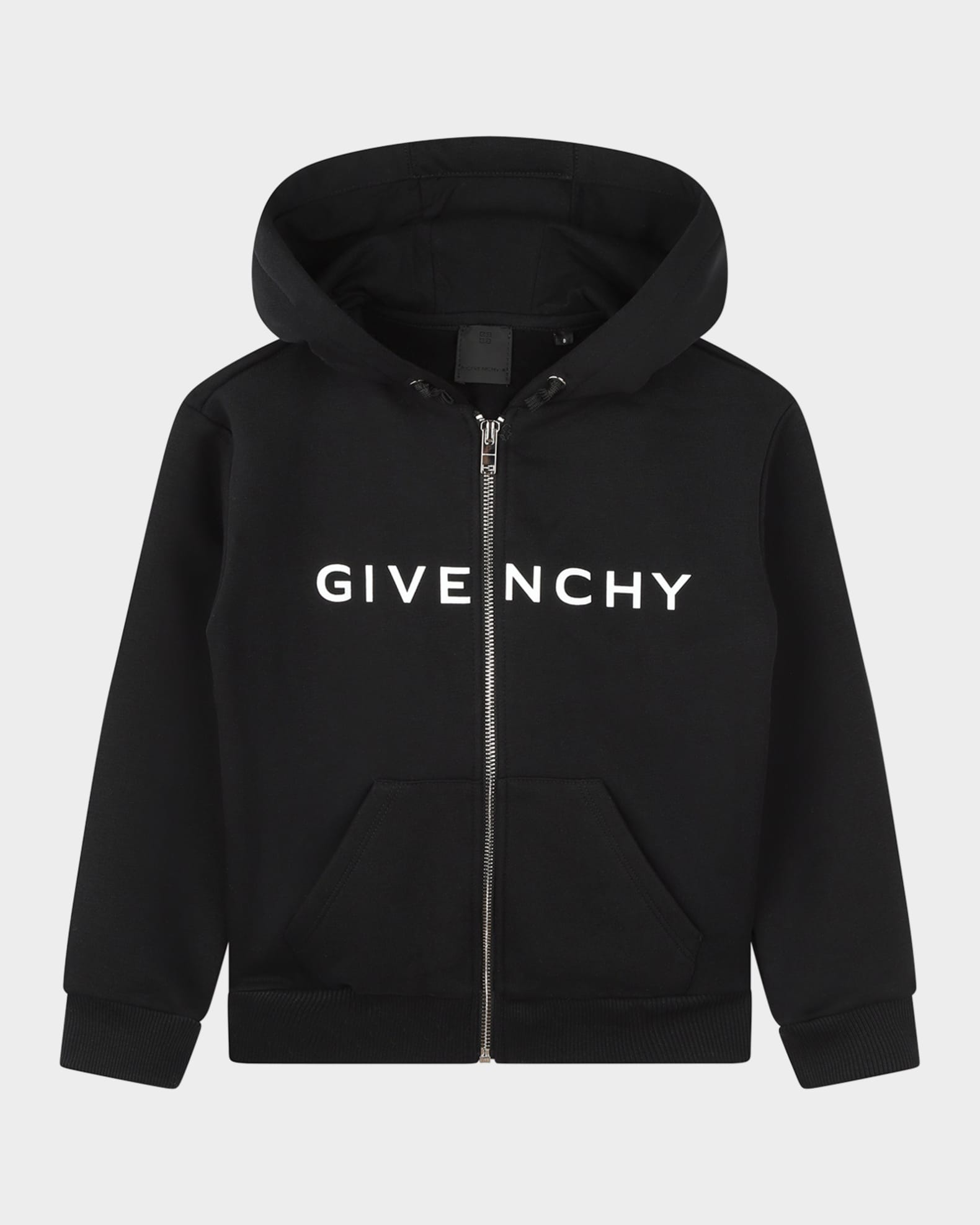 Kid's Logo-Print Zip-Front Hoodie, Size 14 0