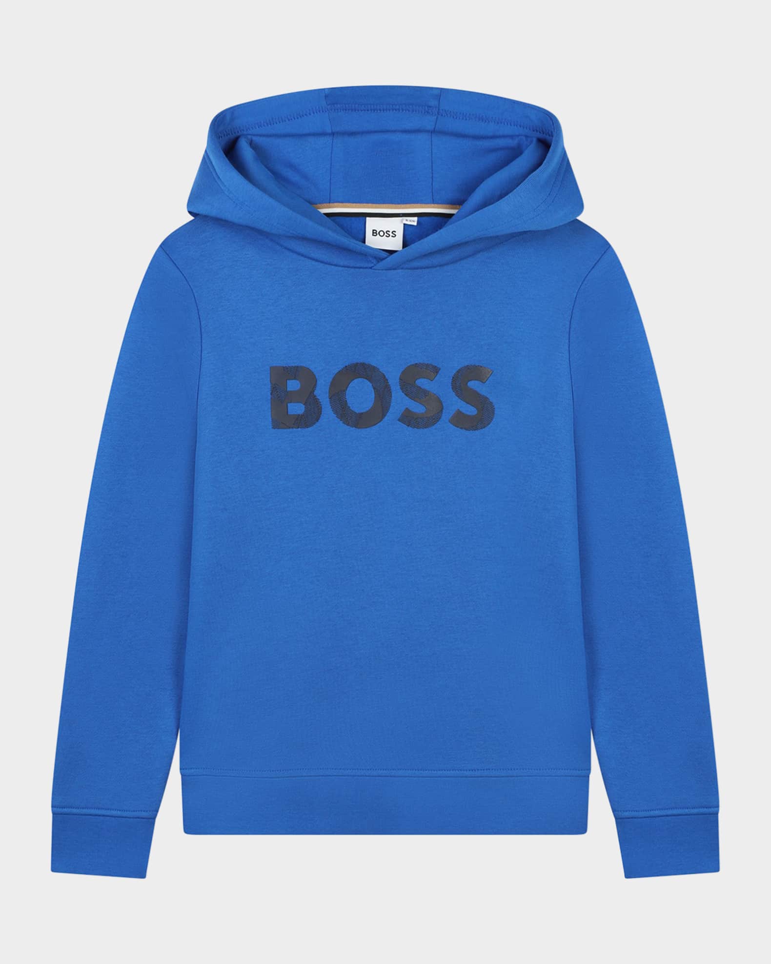 Kid's Logo-Print Cotton-Blend Hoodie, Size 14 0
