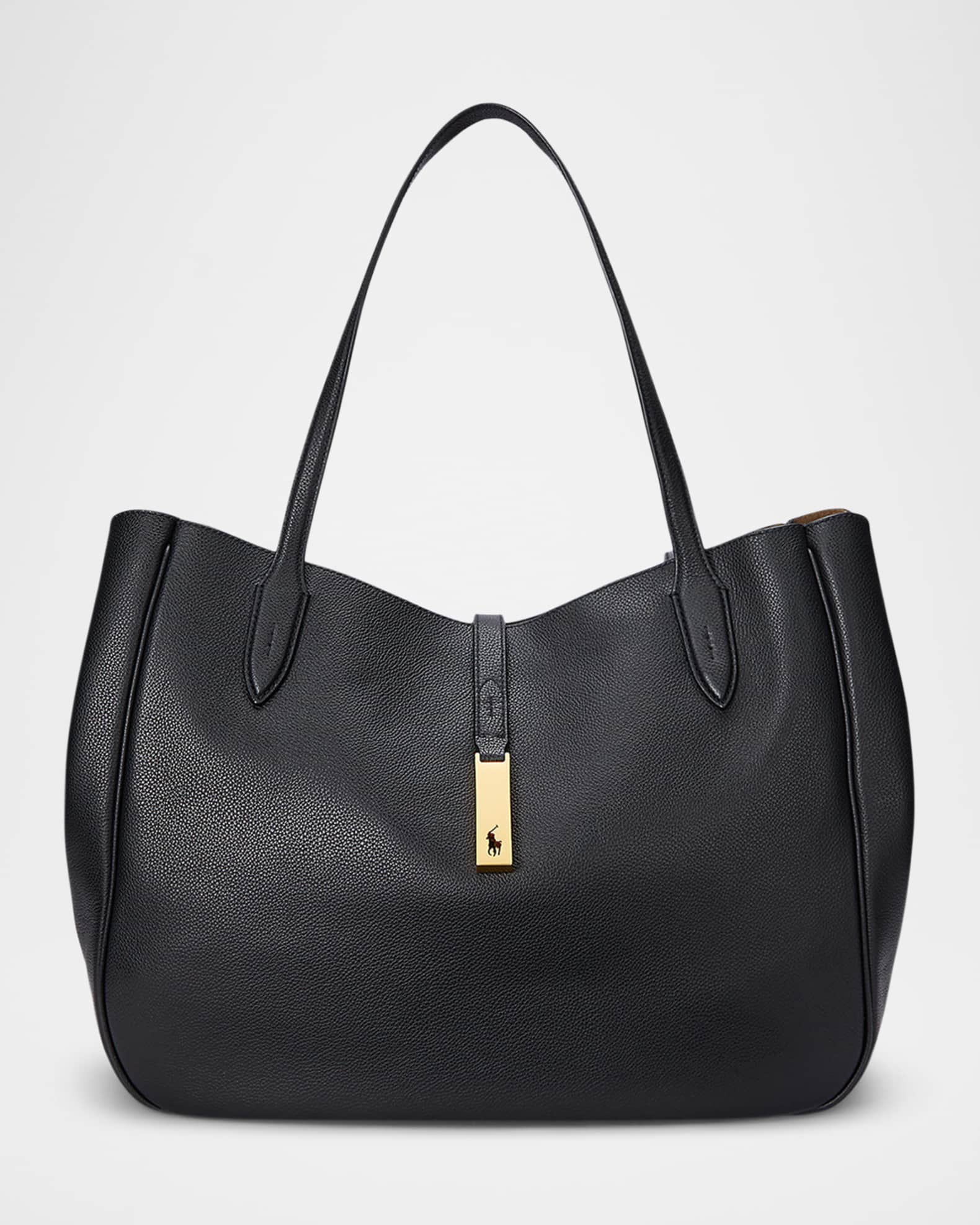 Medium Grain Leather Tote Bag 0