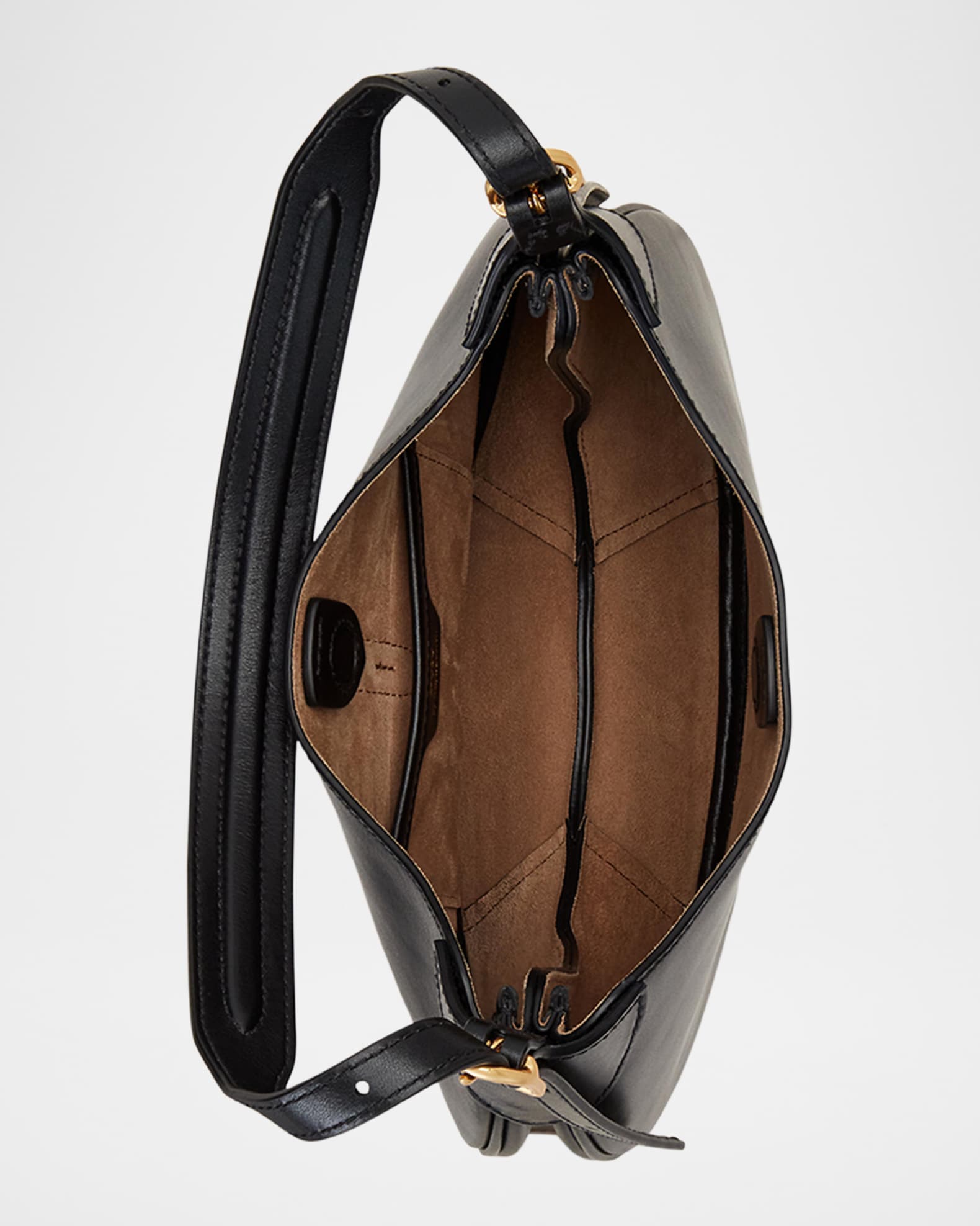 Polo Ralph Lauren Small Sport Leather Shoulder Bag | Neiman Marcus