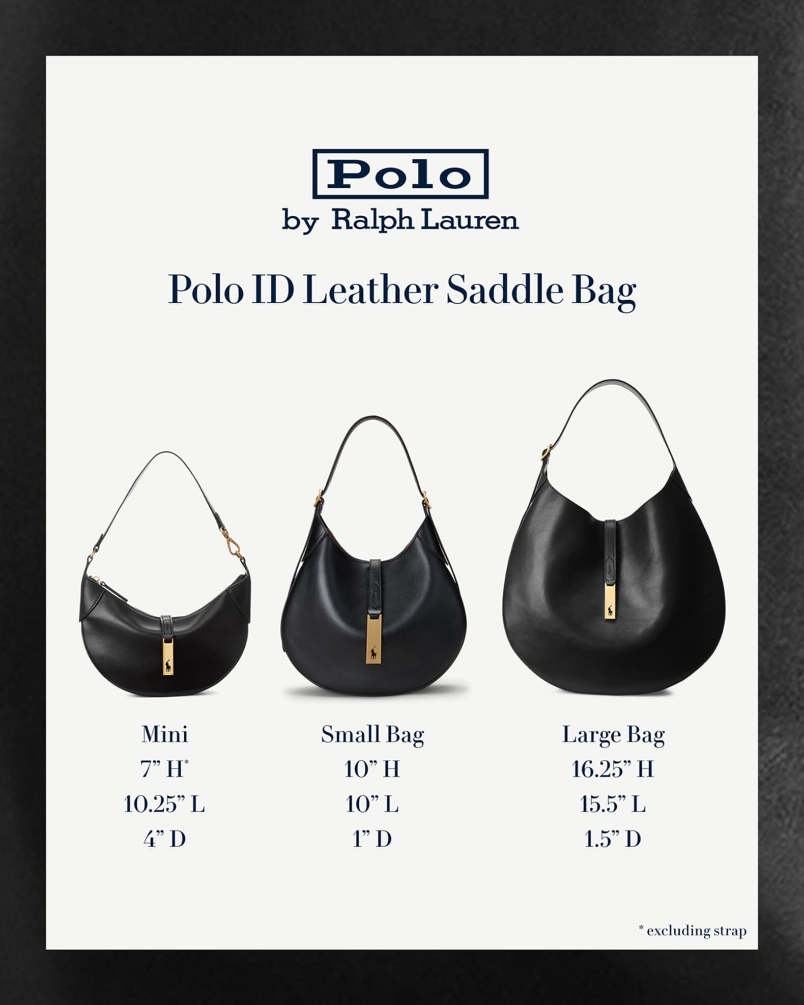 Polo Ralph Lauren Polo ID Mini Calfskin Shoulder Bag | Neiman Marcus