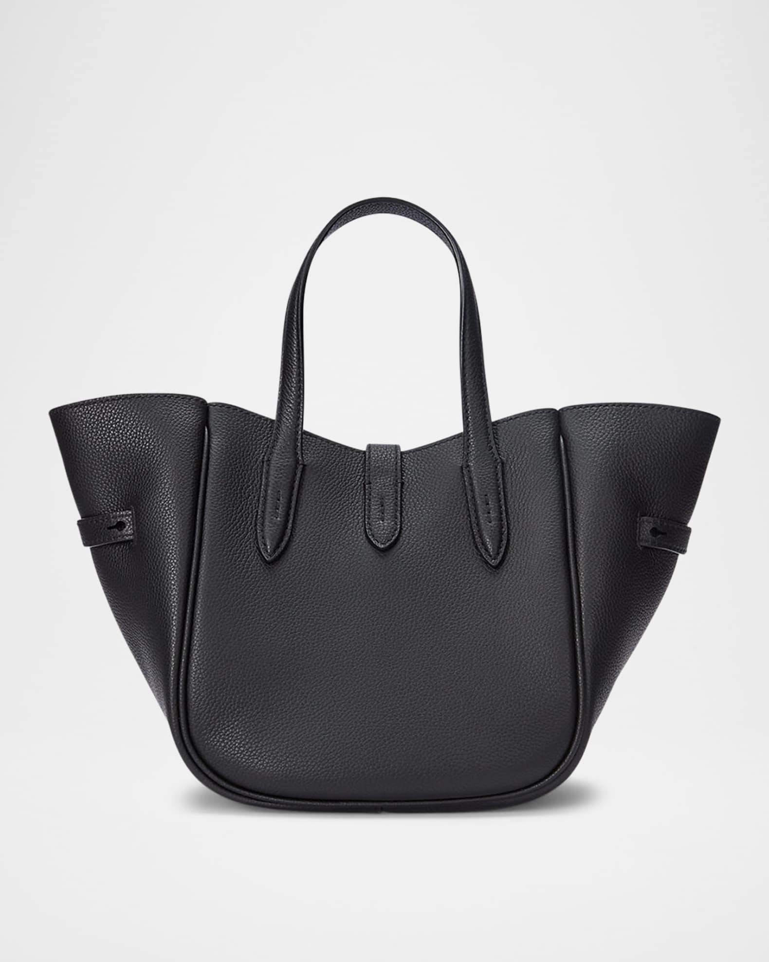 Polo Ralph Lauren Small Grain Leather Tote Bag | Neiman Marcus