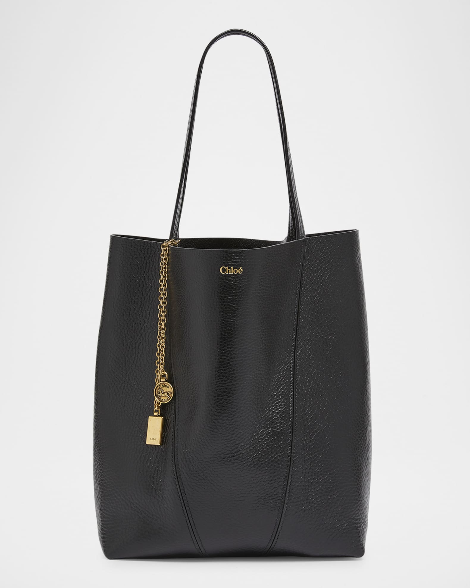 Spin Medium Tote Bag in Leather  0