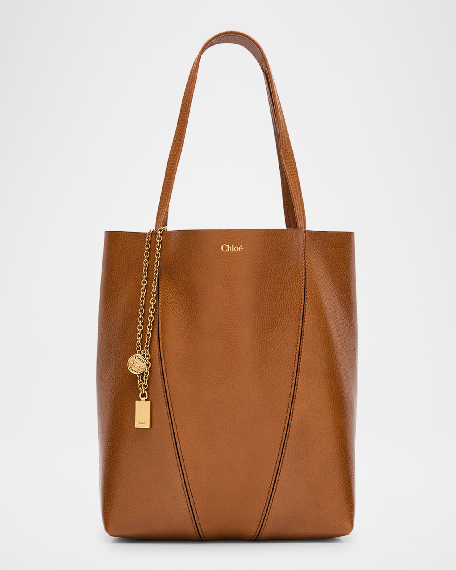 Spin Medium Tote Bag in Leather  0
