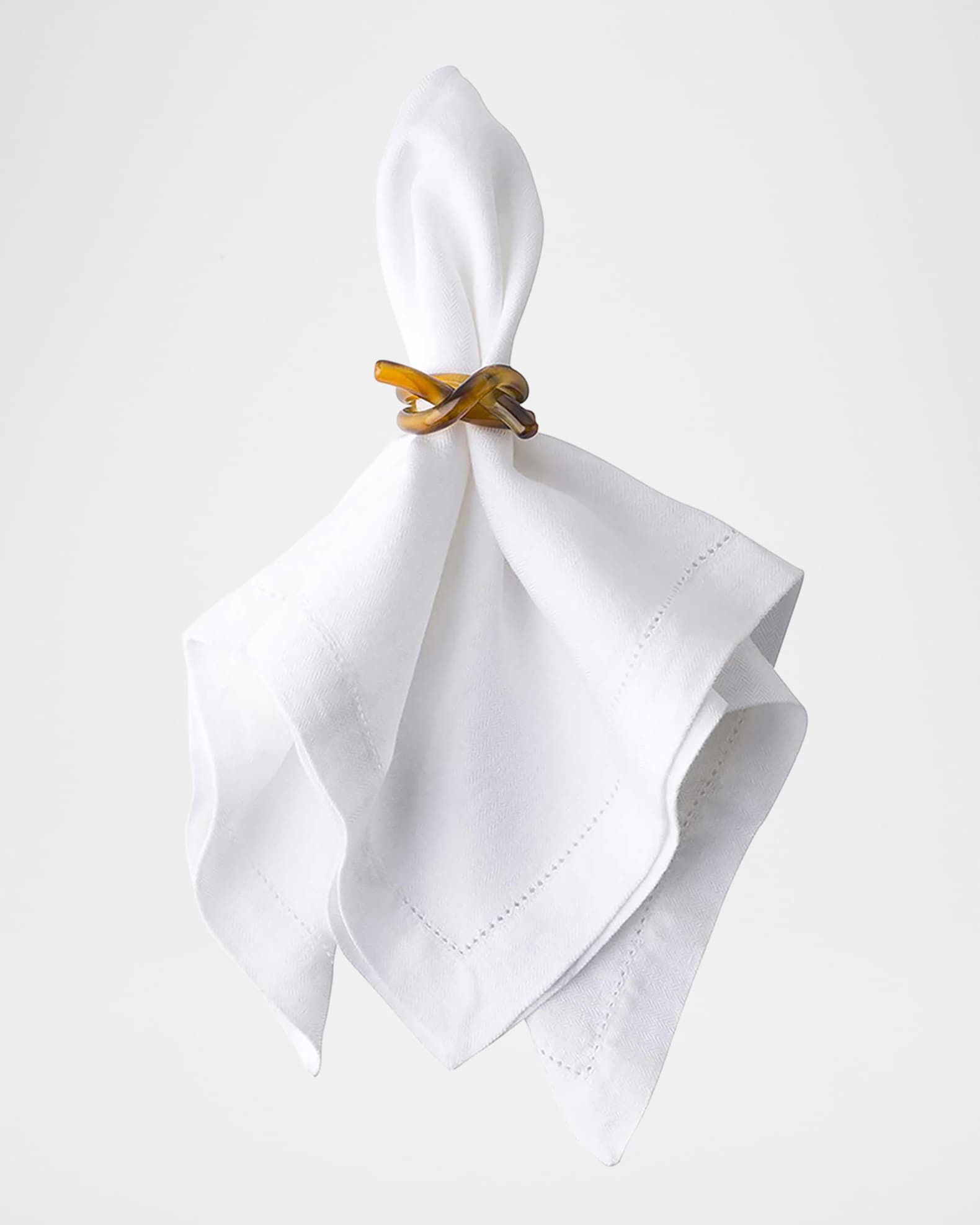 Juliska Tortoise Knot Napkin Rings, Set of 4 Neiman Marcus