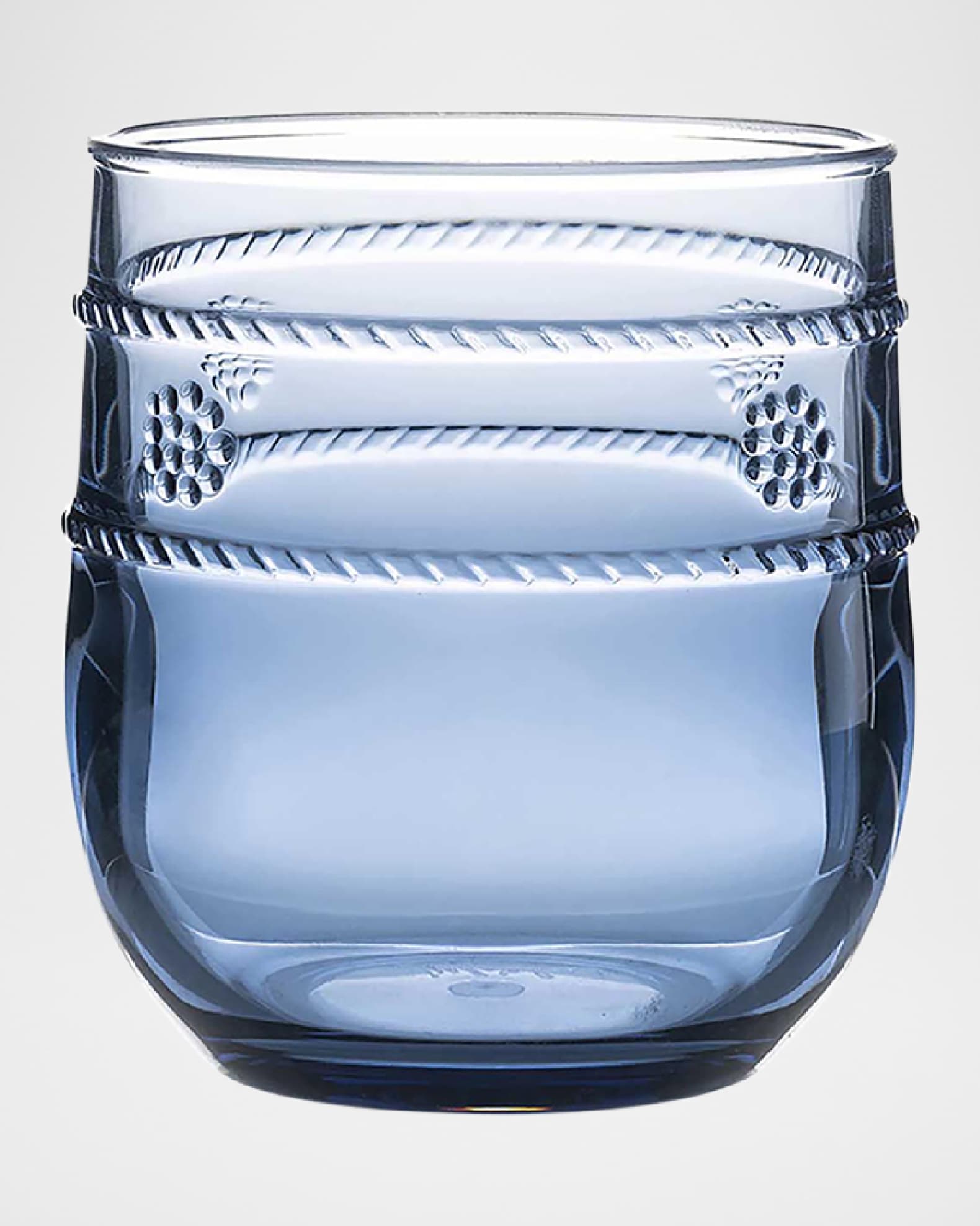Isabella Acrylic Small Blue Tumblers, Set of 4 1