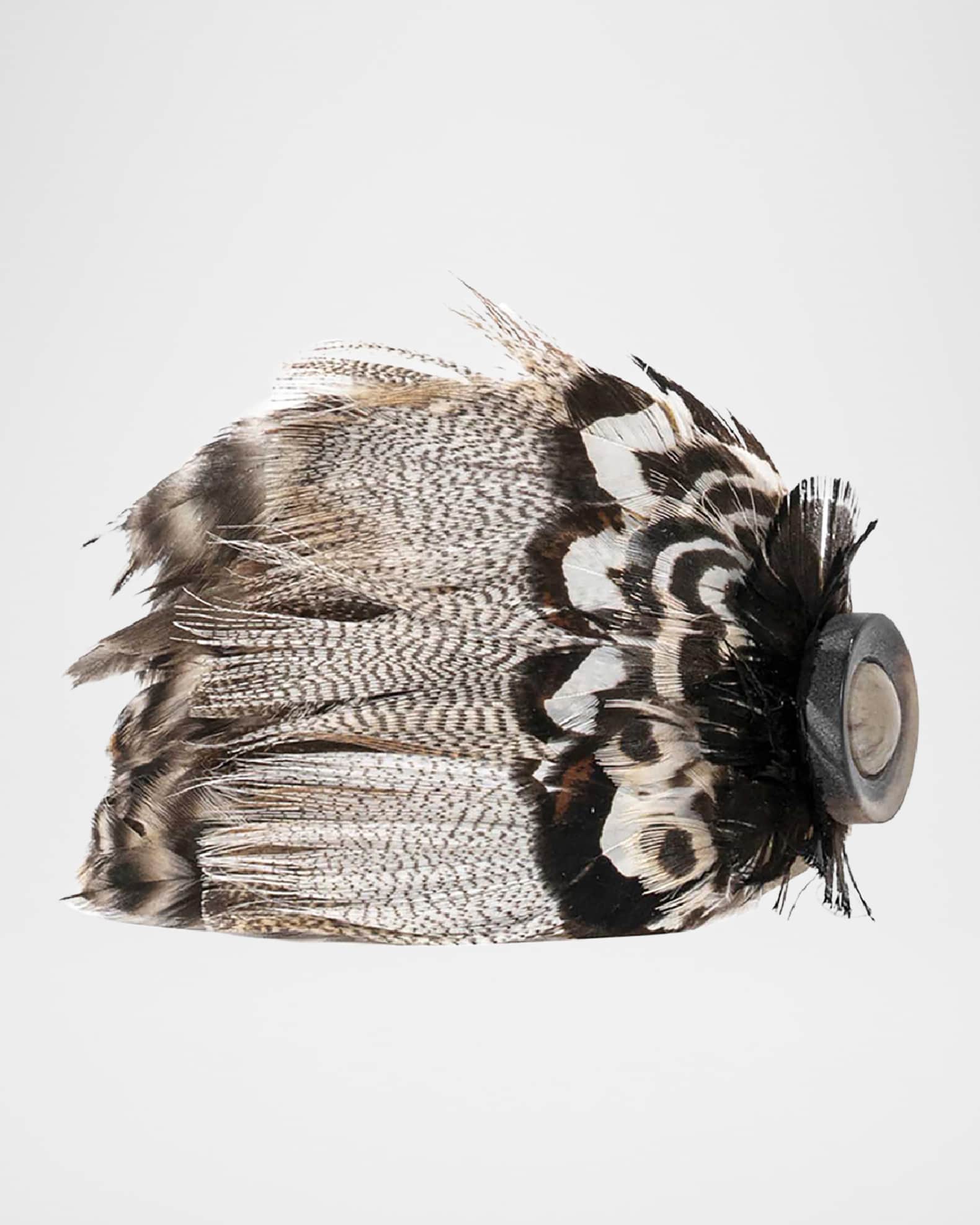Juliska Feather Napkin Rings Set of 4 Neiman Marcus