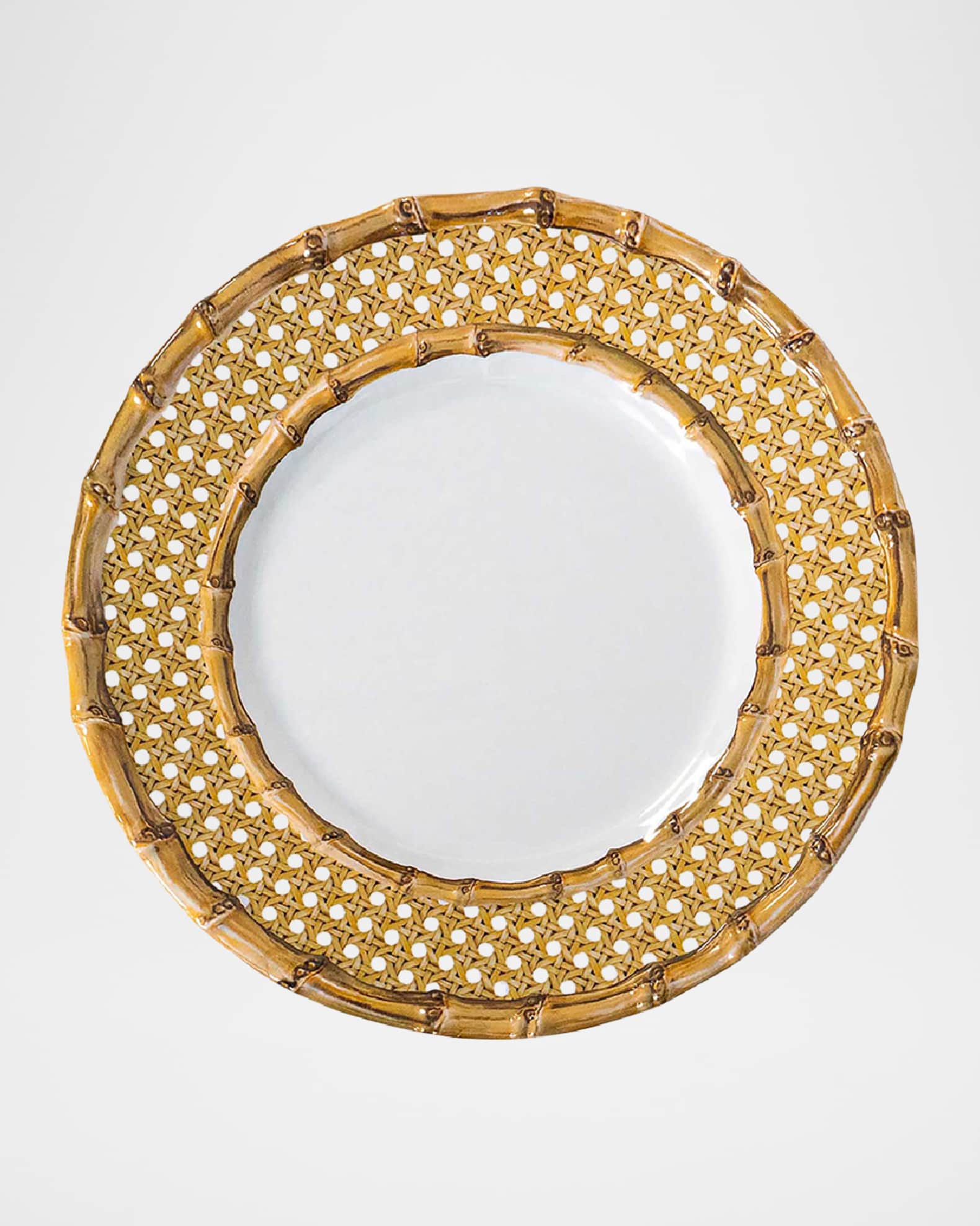 Juliska Bamboo Caning Melamine Dessert/Salad Plates, Set of 4 Neiman