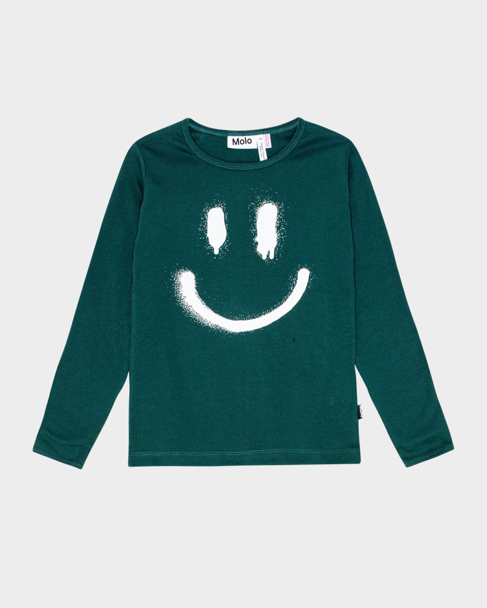 Boy's Lue Happy Face-Print 2-Piece Set 1