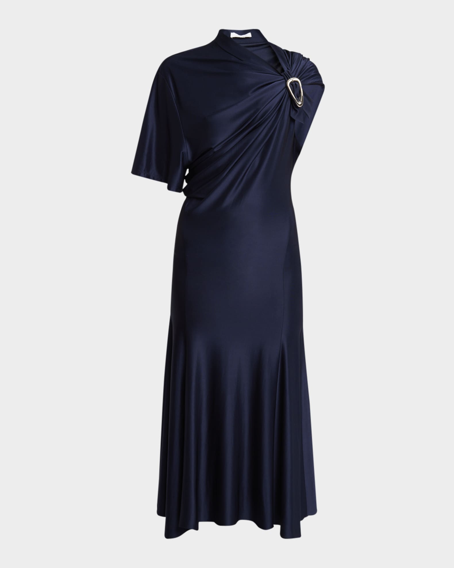 Draped Midi Dress 0