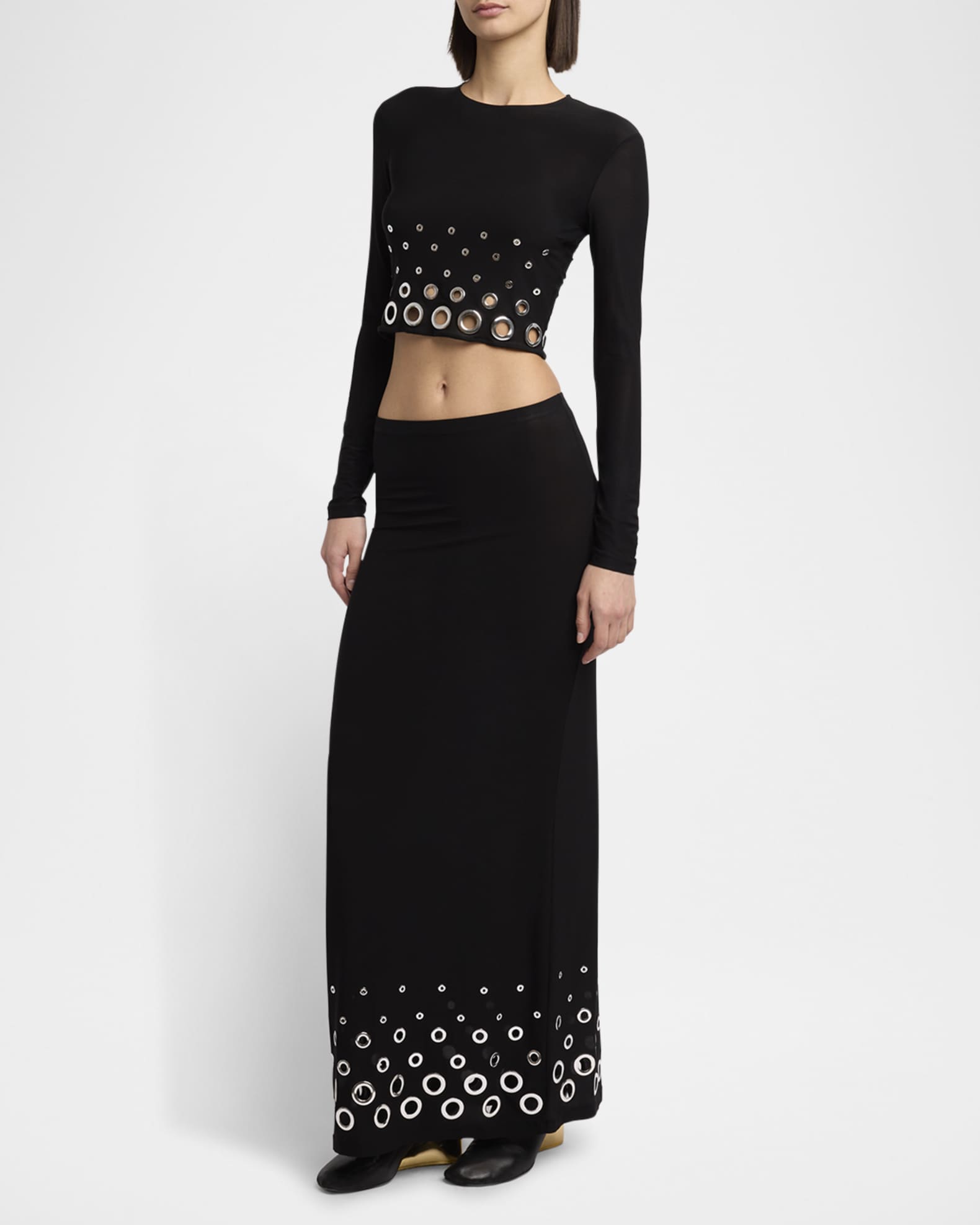 Grommet Crop Top 1