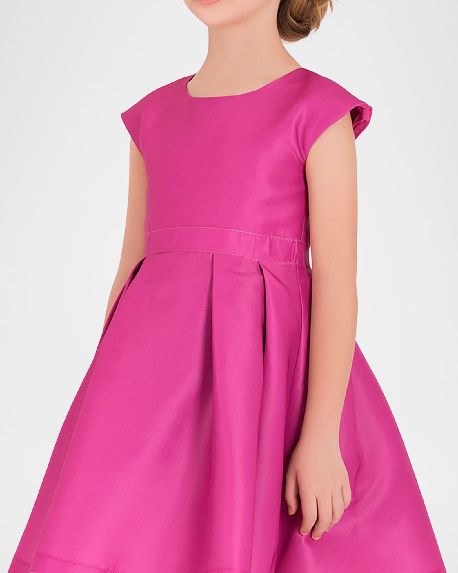 Mama Luma Girl's Elegant Glow Pleated Dress, Size 3T-12 | Neiman Marcus