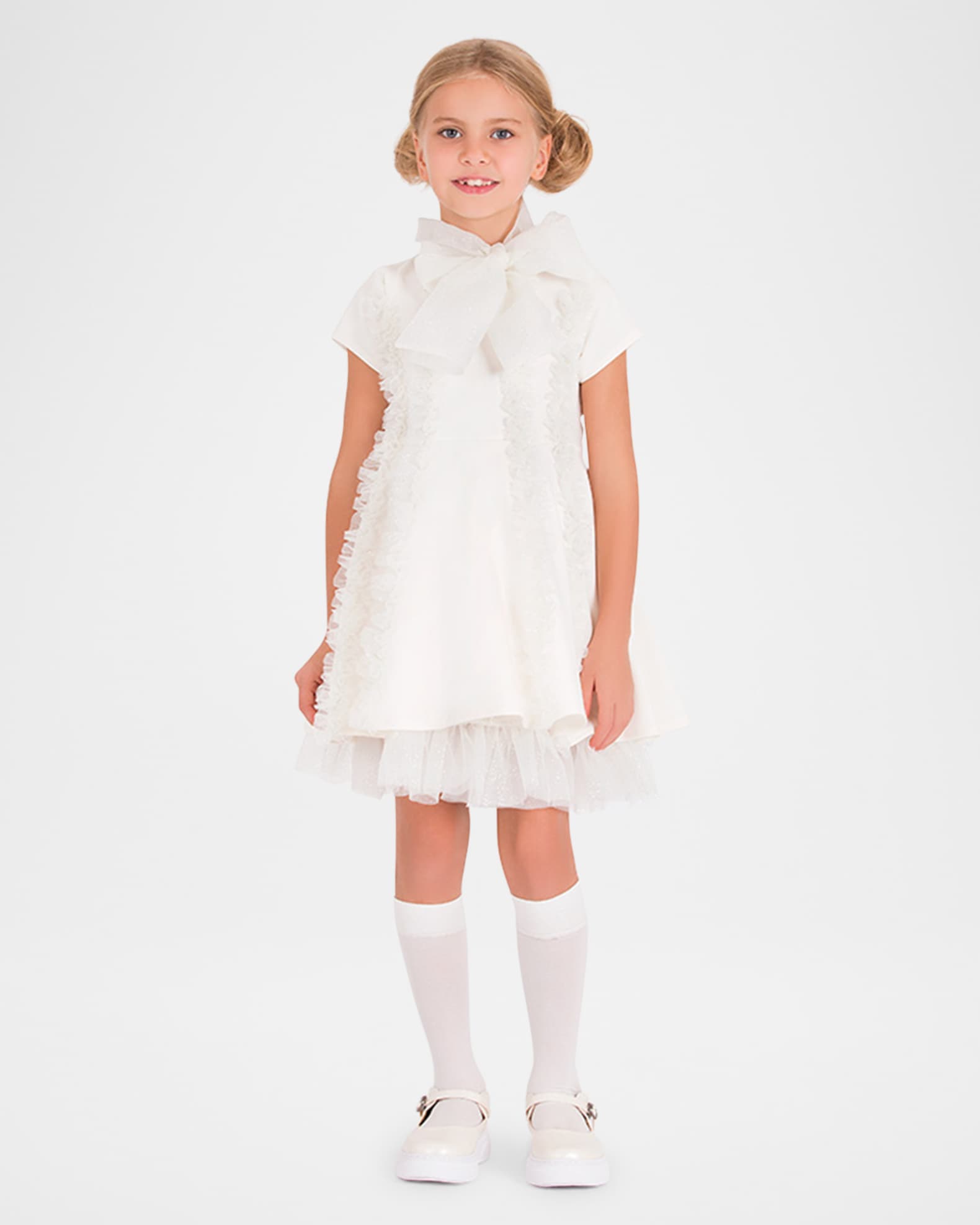 SHIMMERING BOW DRESS 1