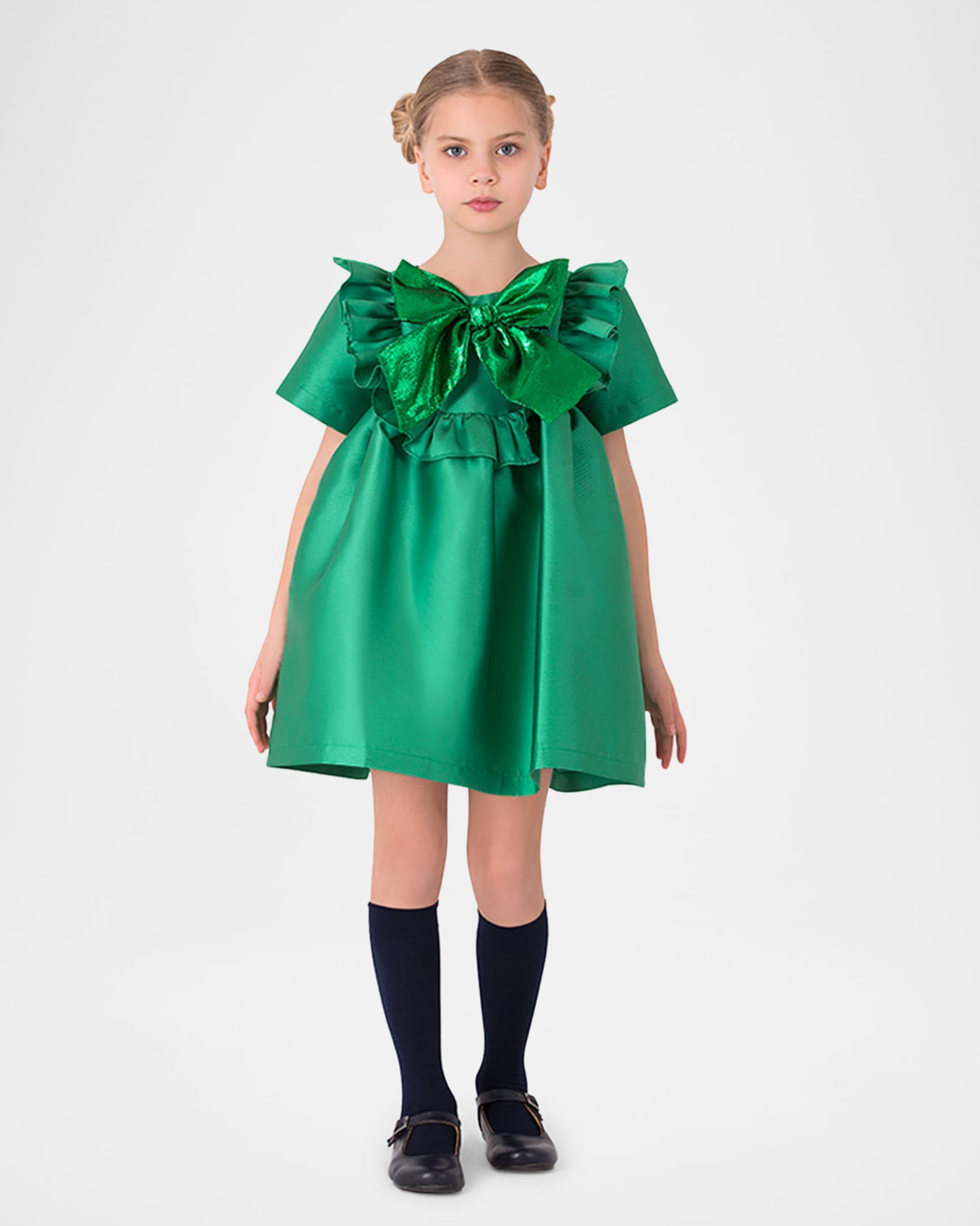 Girl s Dress W Oversized Bow Size 3T 12
