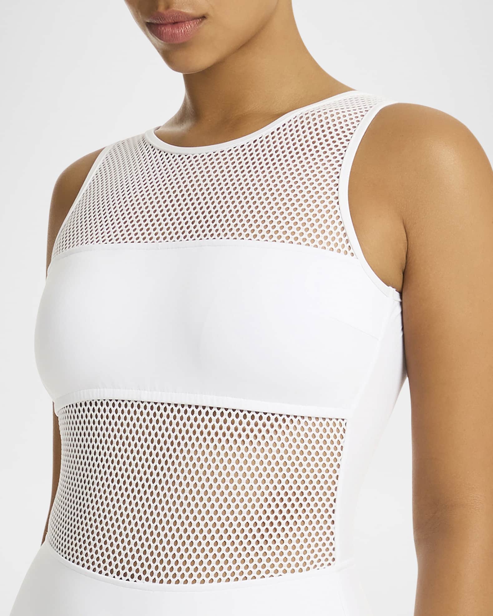 Linx Mesh High Neck One Piece