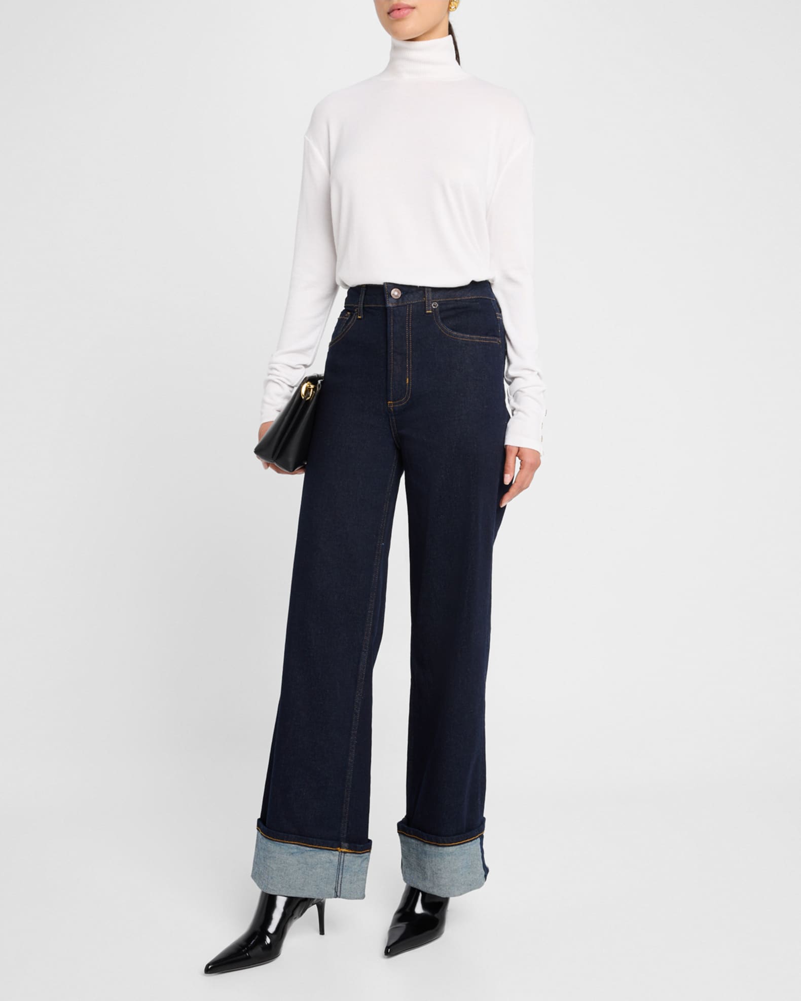 The Knit Boxy Turtleneck Top 1
