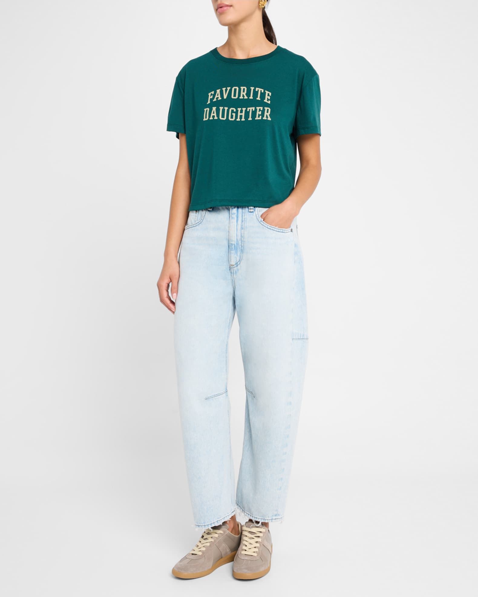 Charlie High-Rise Barrel Jeans 1