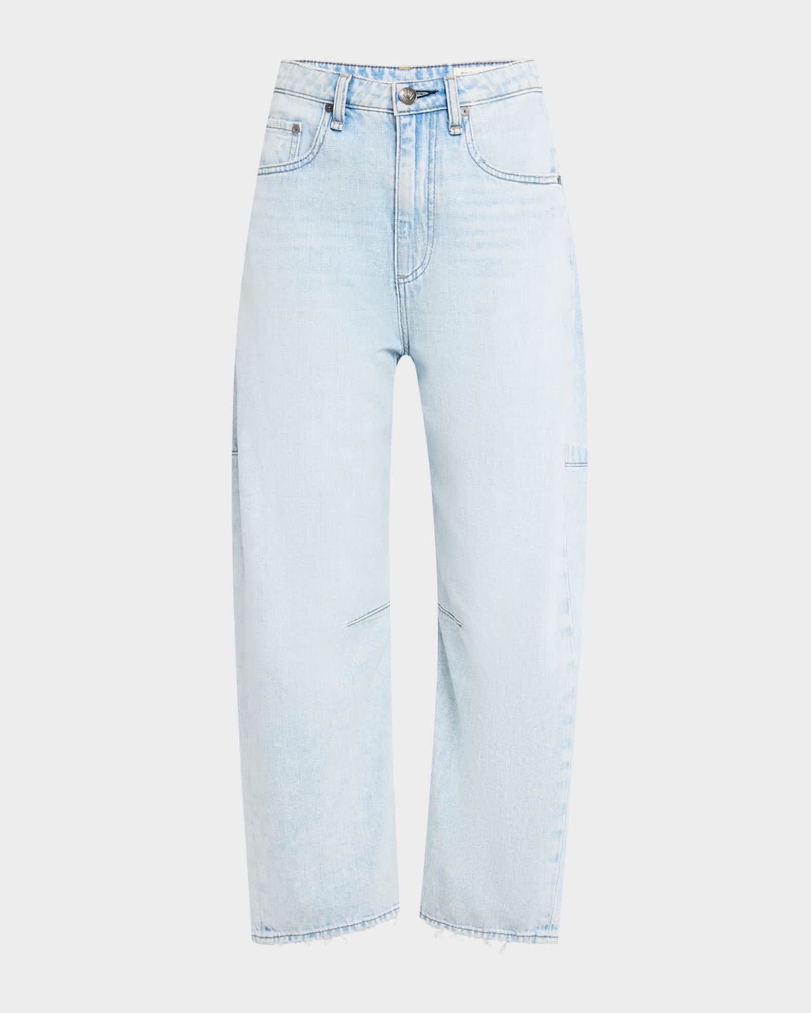 Charlie High-Rise Barrel Jeans 0