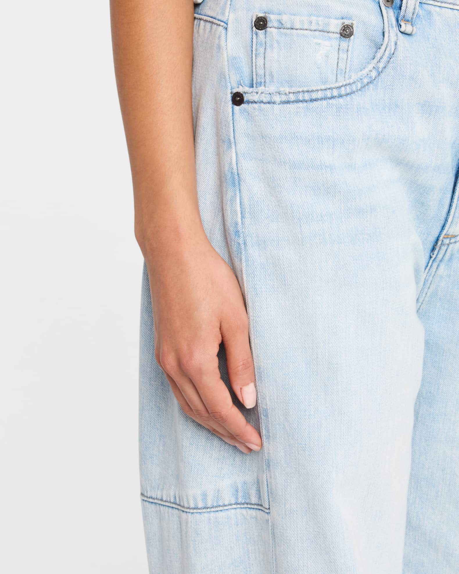 ◆BADBLOOD◆ Charlie Barrel Jeans Light Blue Rag & Bone Charlie High-Rise Barrel Jeans | Neiman Marcus