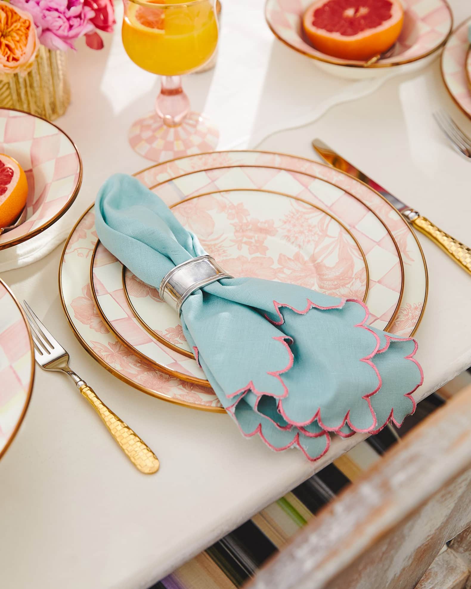 Rosy English Garden Dinnerware Collection | Neiman Marcus