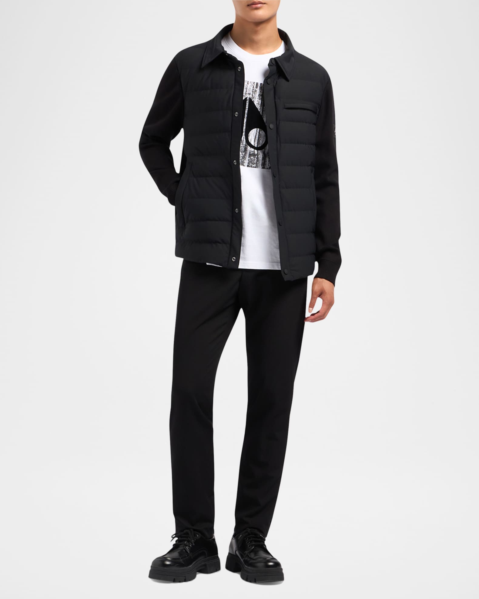 Men's Marble Hybrid Overshirt 1
