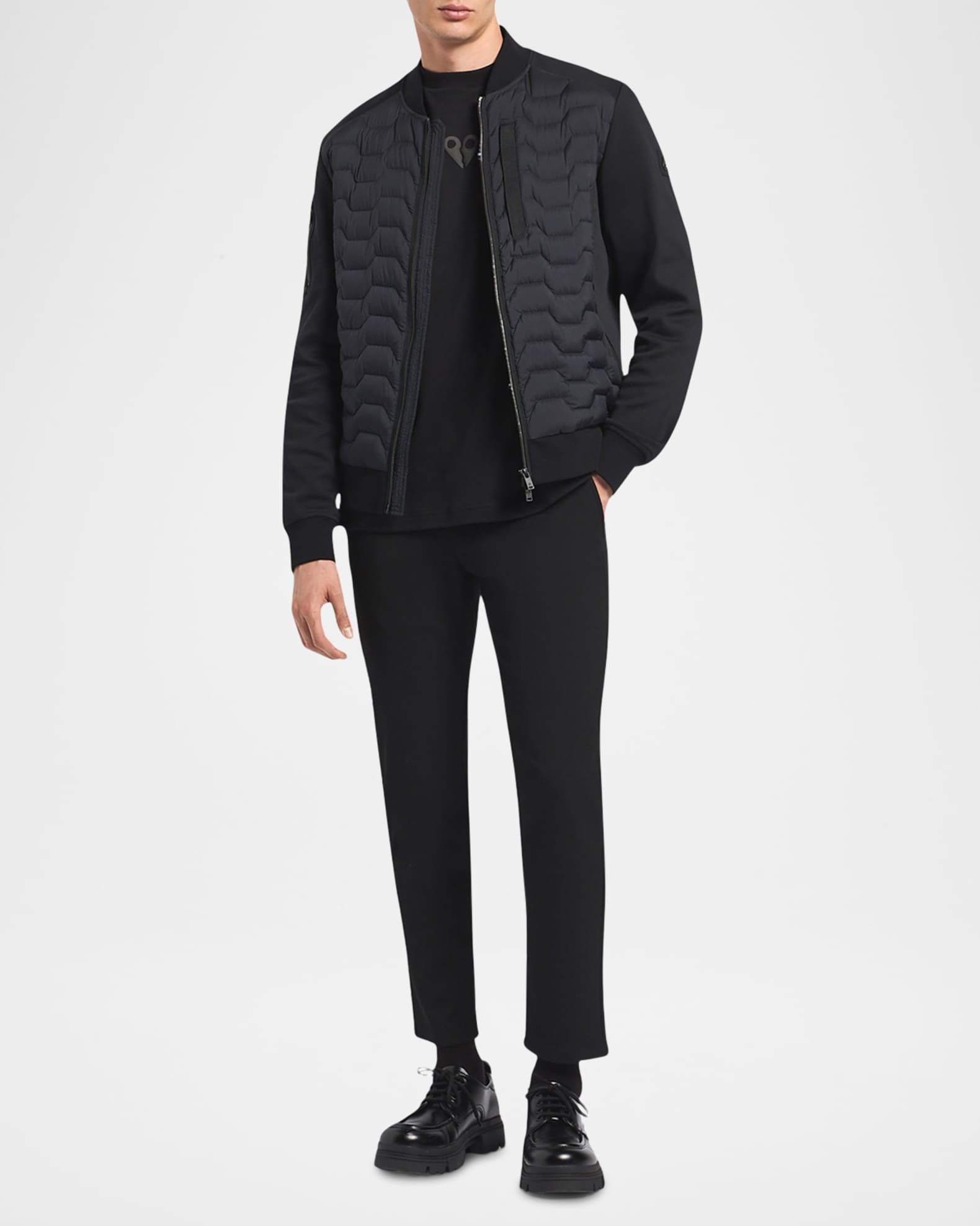 Men s Granite Down Hybrid Bomber Jacket