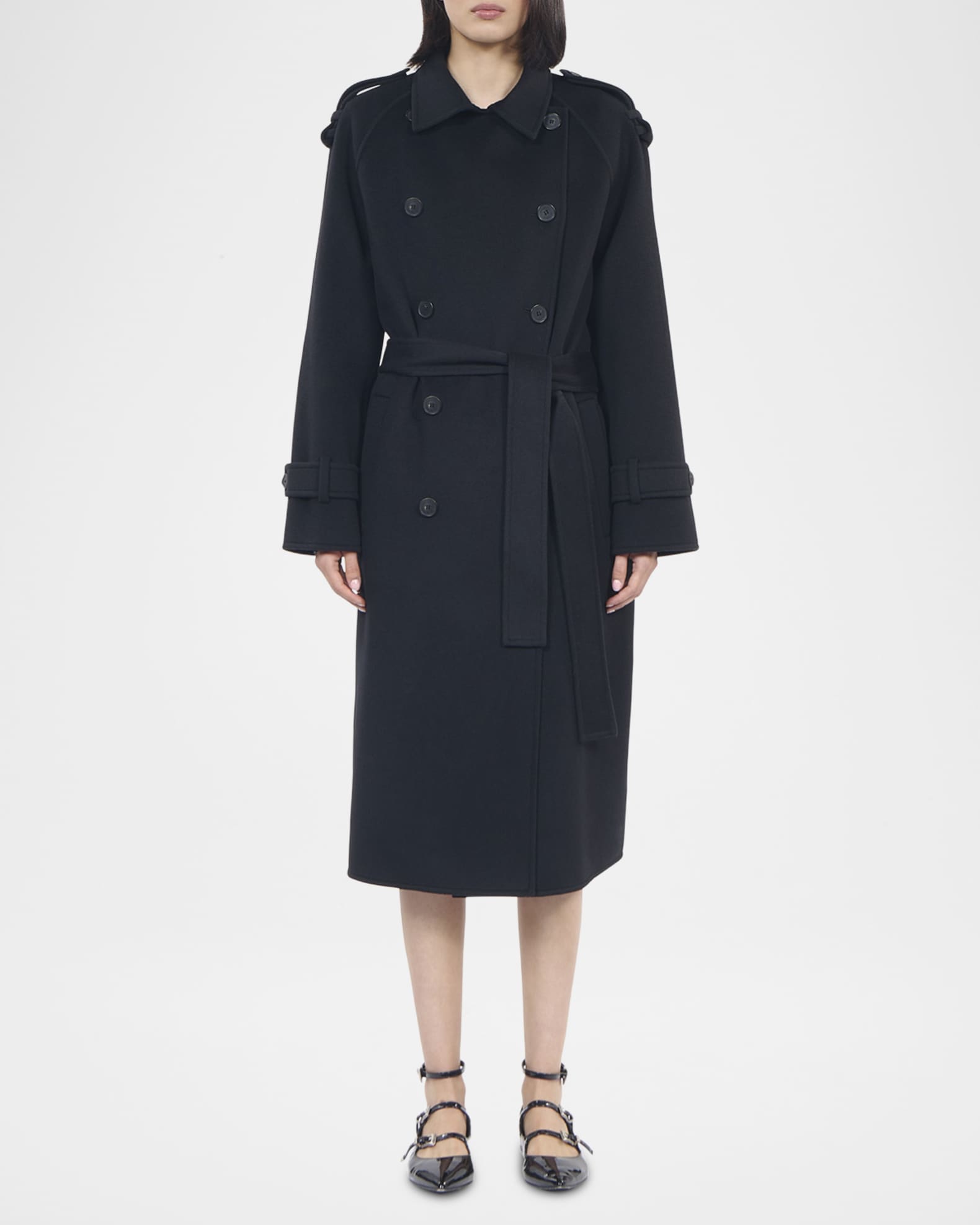 The Kooples Belted Trench Coat | Neiman Marcus