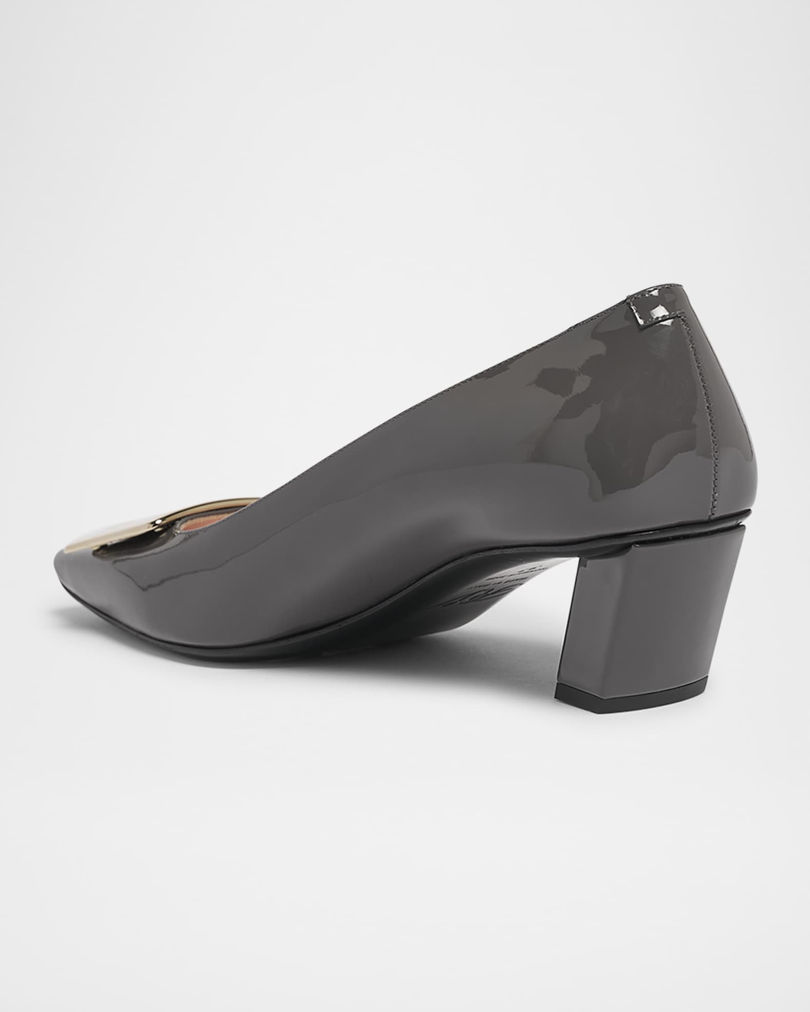 Belle Vivier Patent Buckle Pumps 1
