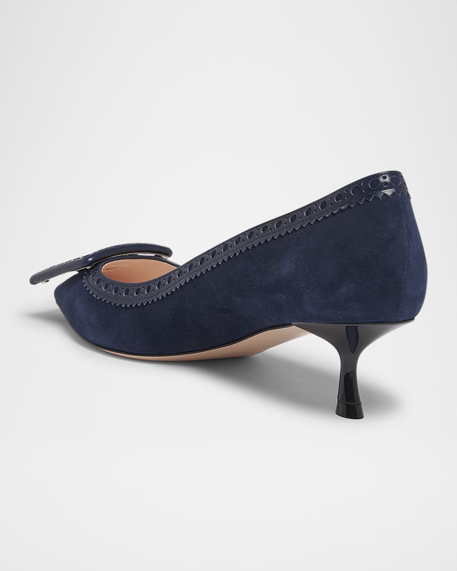 【Roger Vivier】Viv' in The City スエード ミュール Viv' in The City Pumps in suede Brown Woman