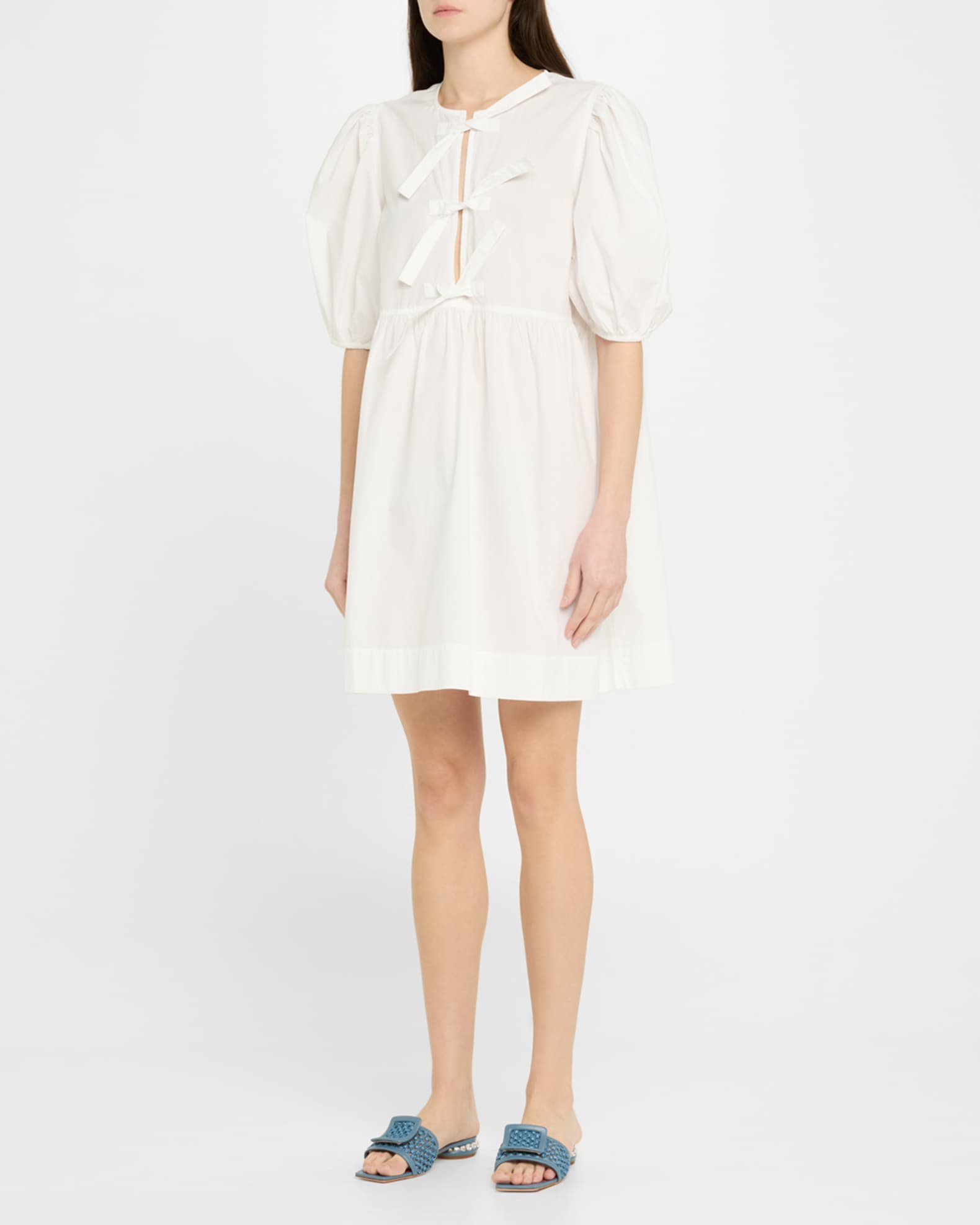 Roger Vivier Raffia Crystal Buckle Mule Sandals | Neiman Marcus