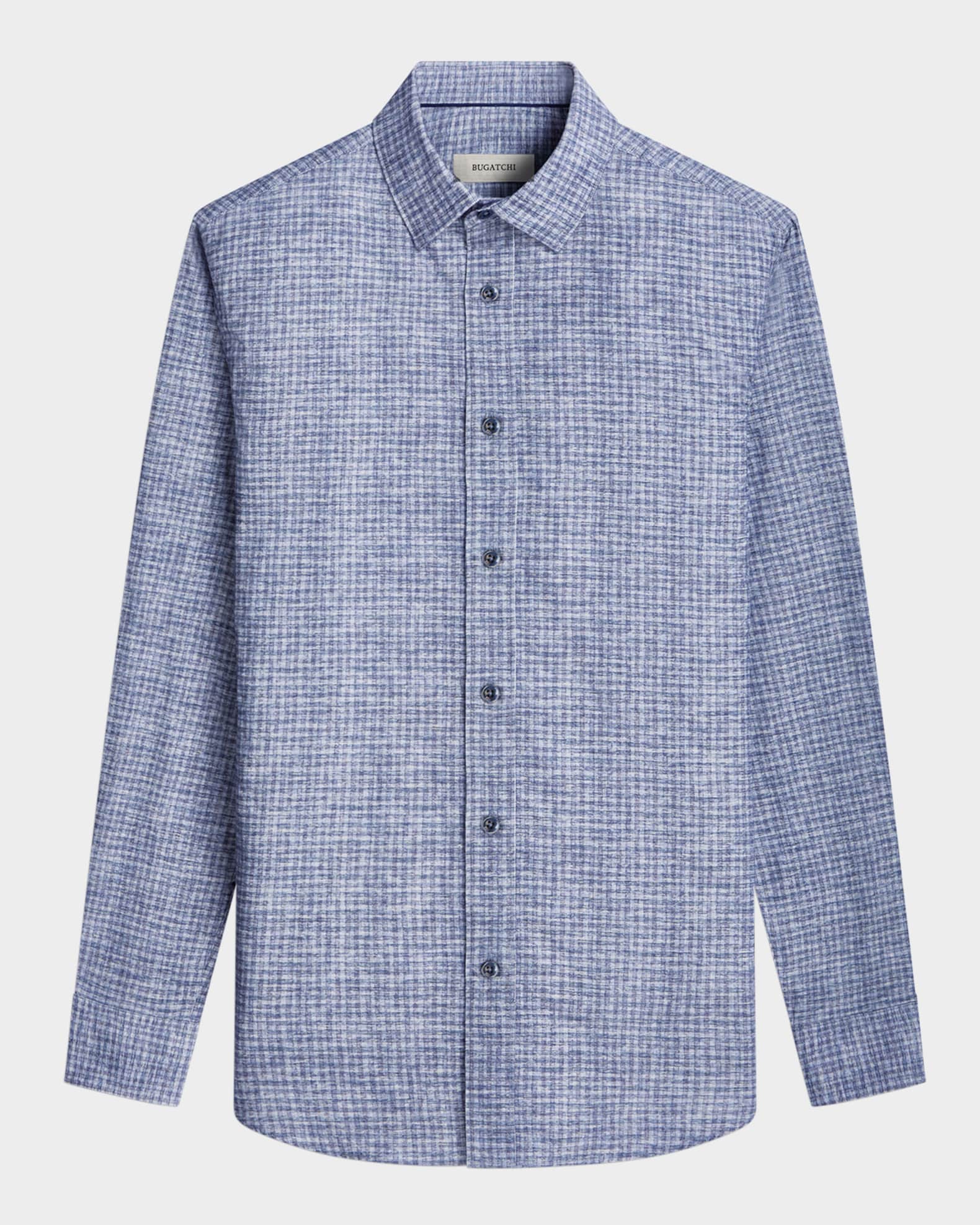 Men's Karl Cotton Woven Sport Shirt 0