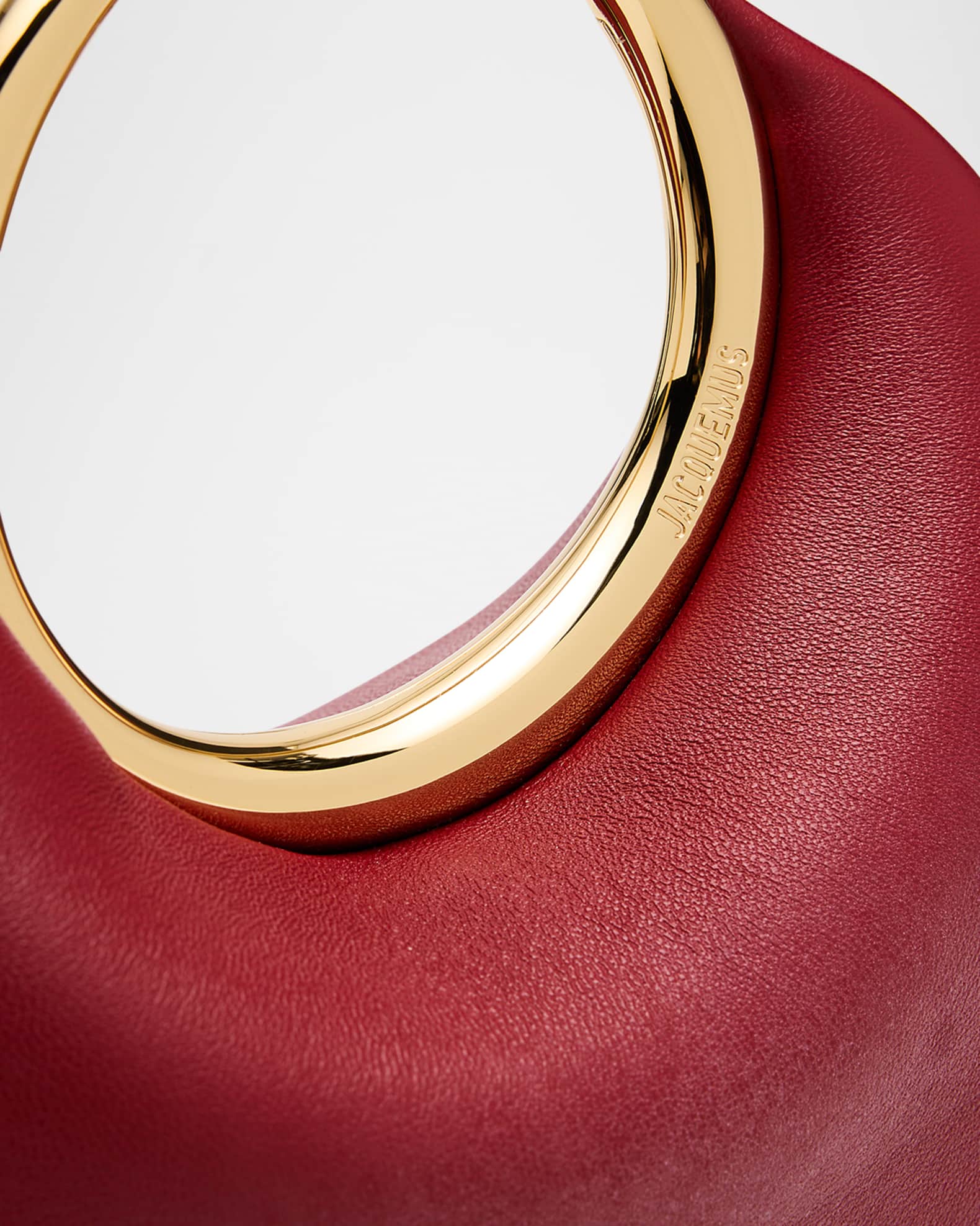Jacquemus Le Petit Calino Ring Leather Top-Handle Bag